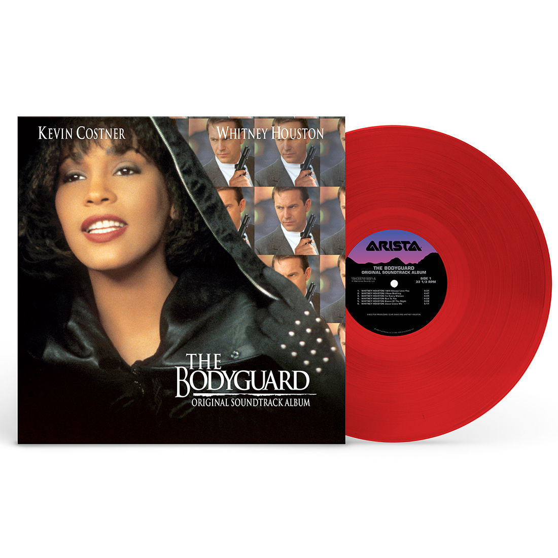 Whitney Houston - The Bodyguard: Limited Edition Red & Black Vinyl LP