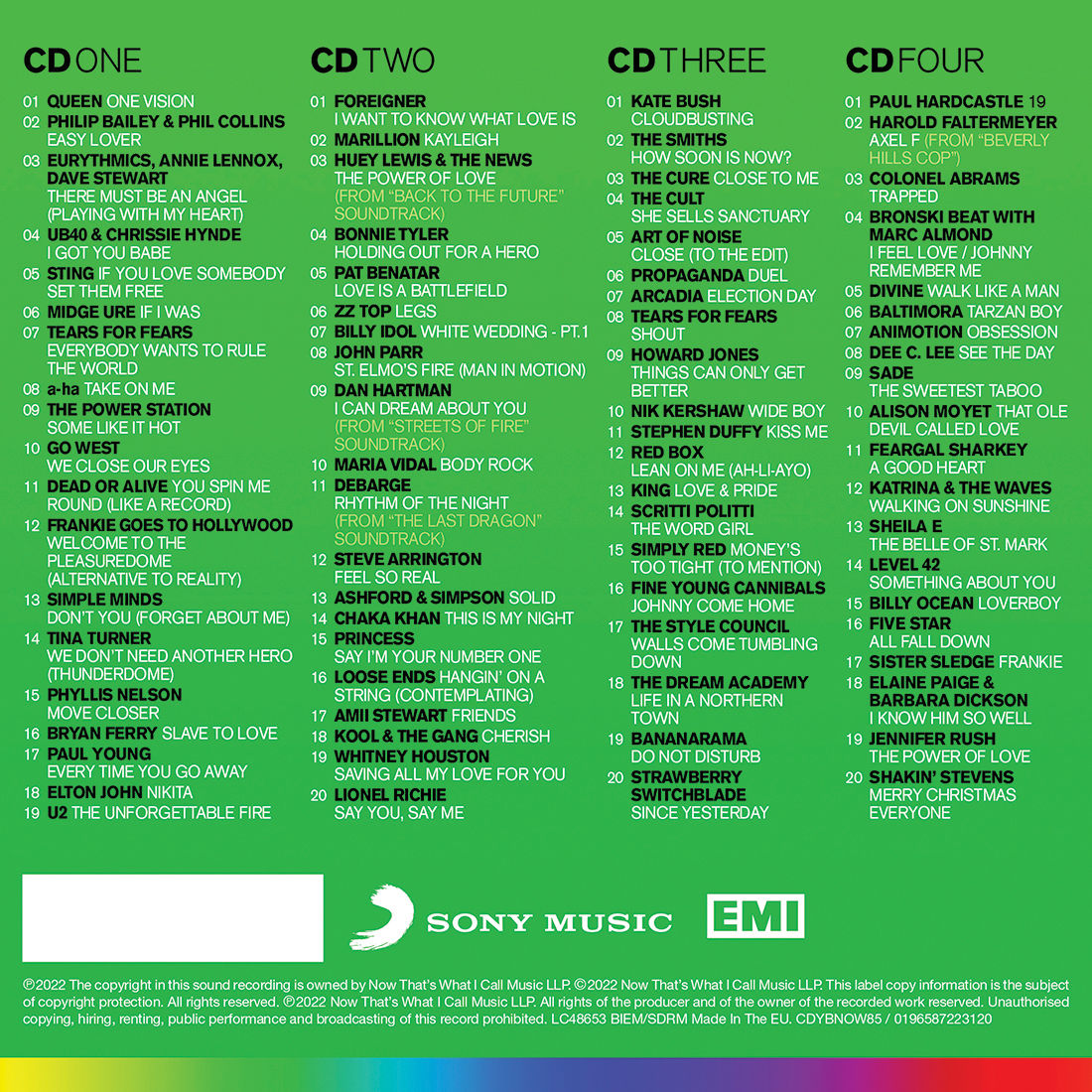 Various Artists - NOW – Yearbook 1985 (Special Edition 4CD)
