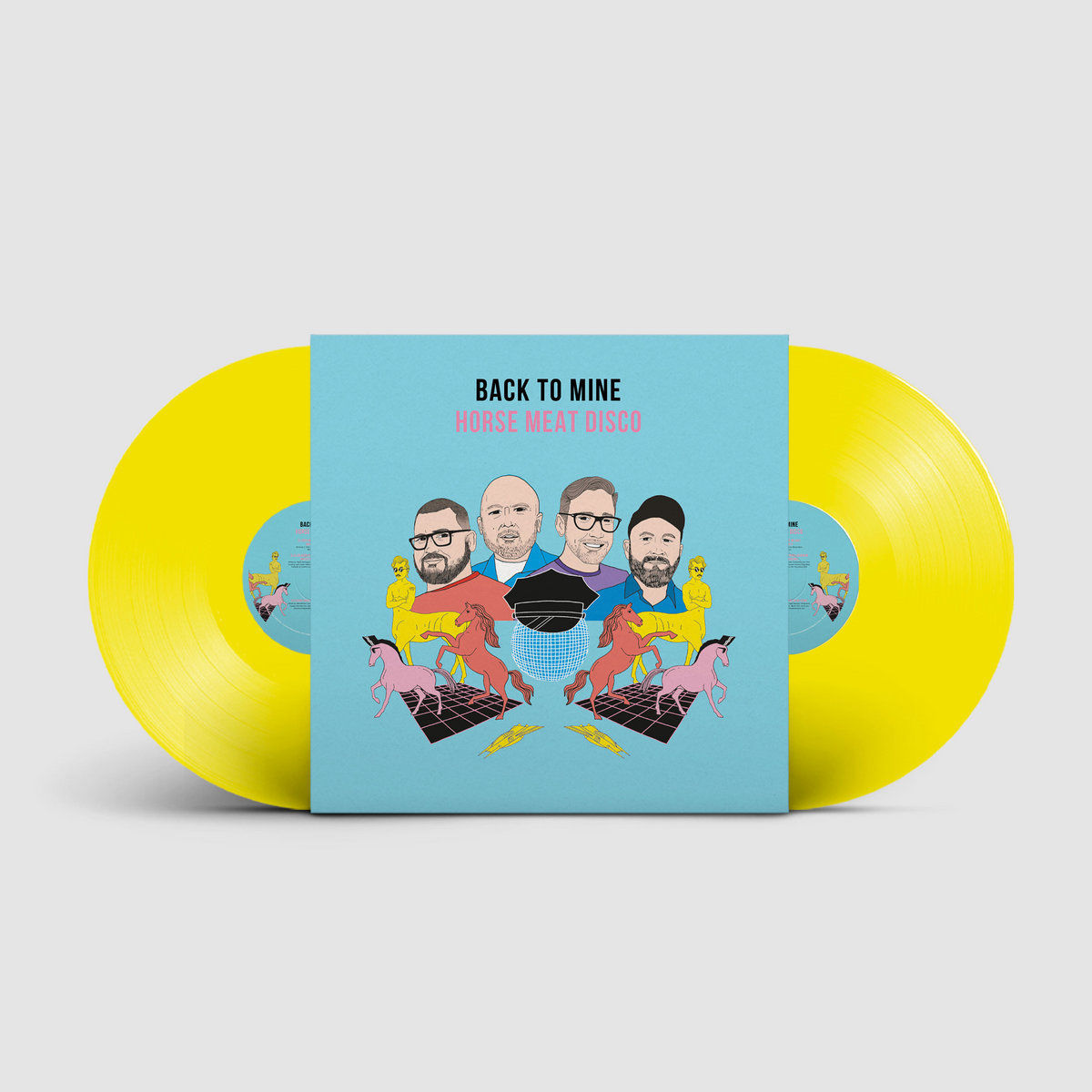 Various Artists, Horse Meat Disco  - Back to Mine - Horse Meat Disco: Limited Edition Yellow Vinyl 2LP