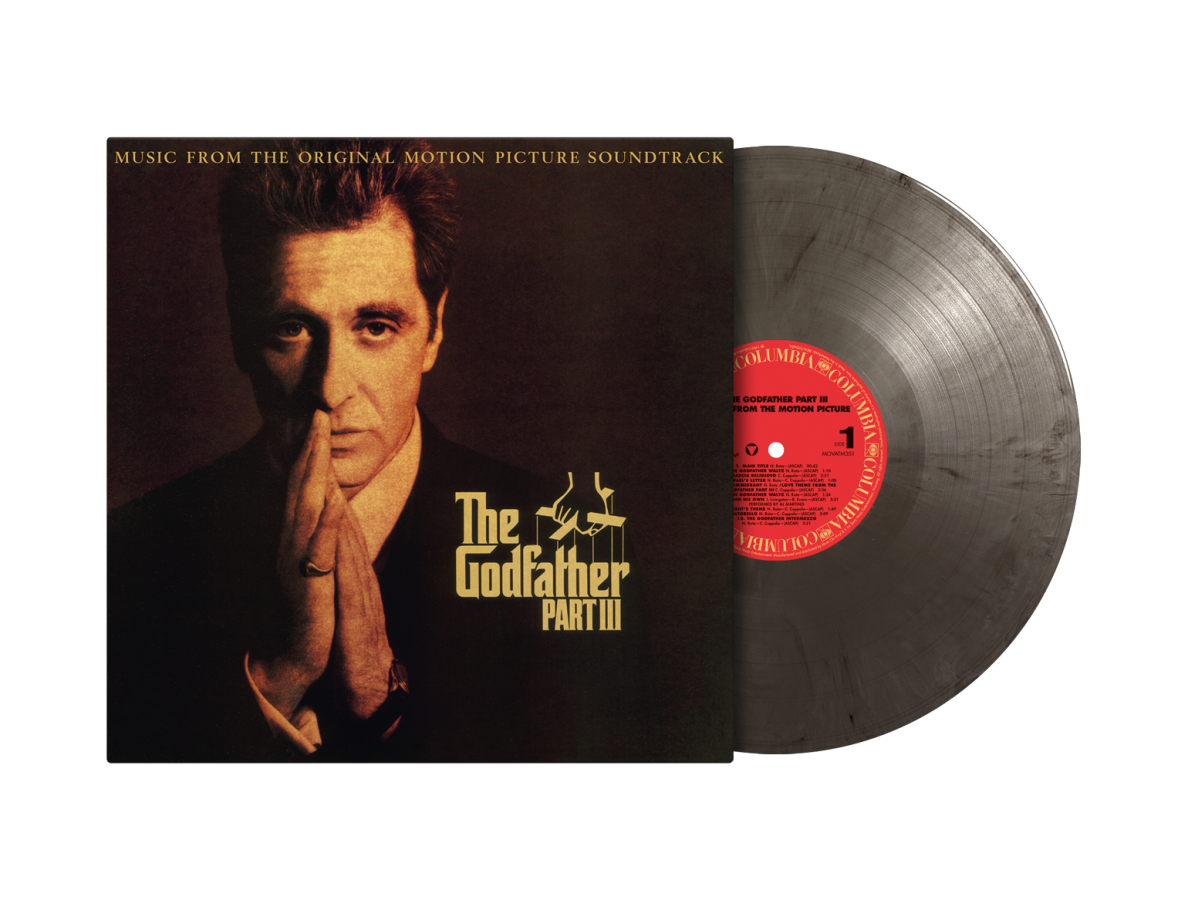 Carmine Coppola, Nino Rota, Original Soundtrack - The Godfather Part III (Original Soundtrack): Limited Edition Silver & Black Marbled Vinyl LP