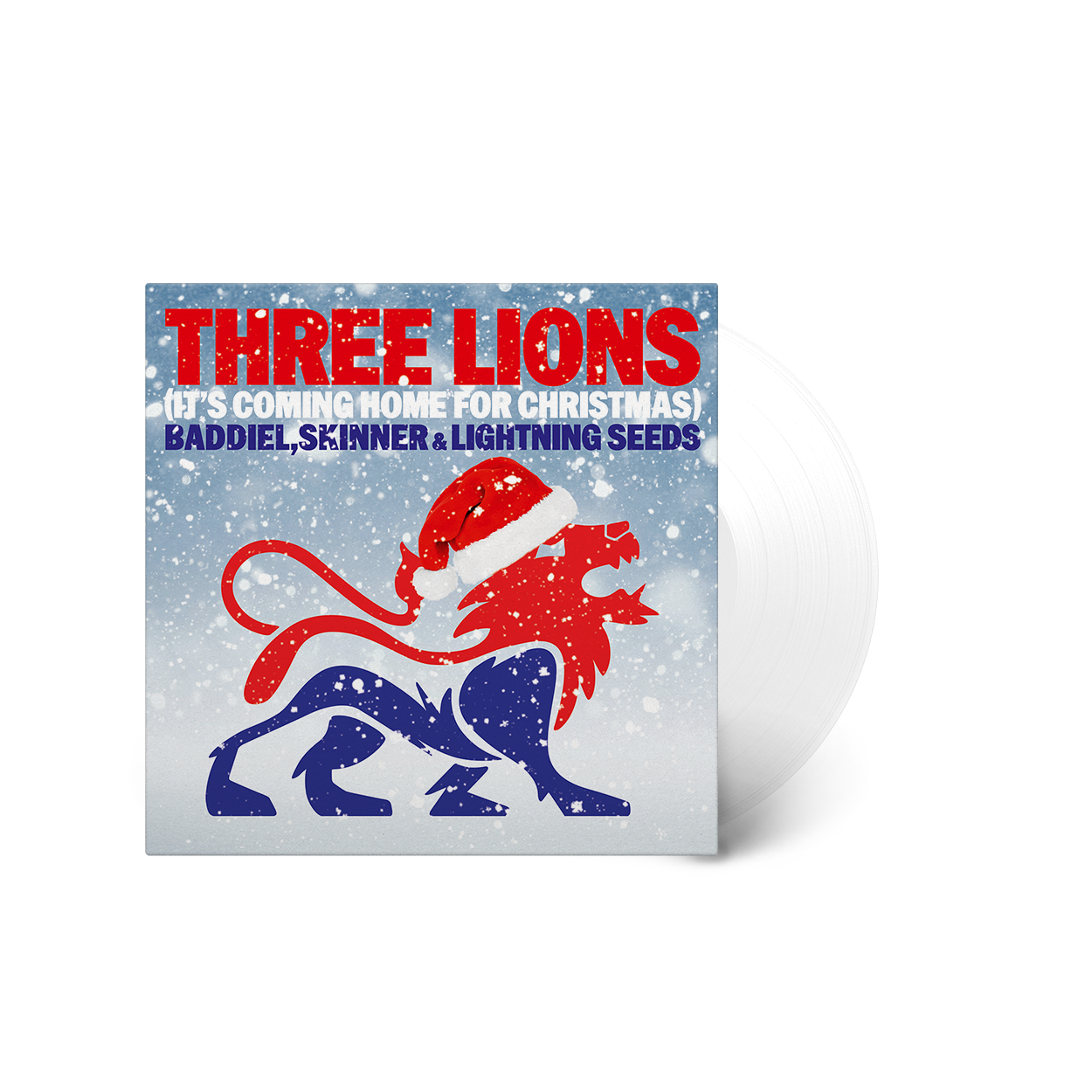 Baddiel, Skinner & The Lightning Seeds - It's Coming Home for Christmas: White Vinyl 7" Single