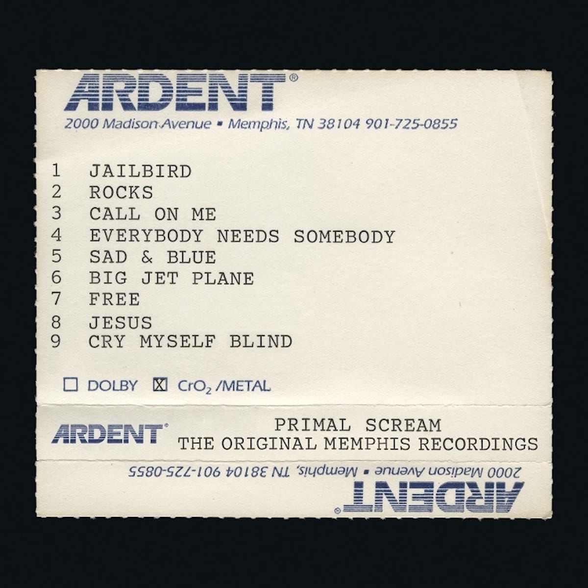 Primal Scream - Give Out But Don't Give Up - The Original Memphis Recordings: 2CD