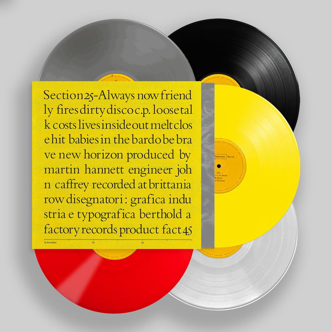 Section 25 - Always Now: Deluxe Colour Vinyl 5LP Box Set