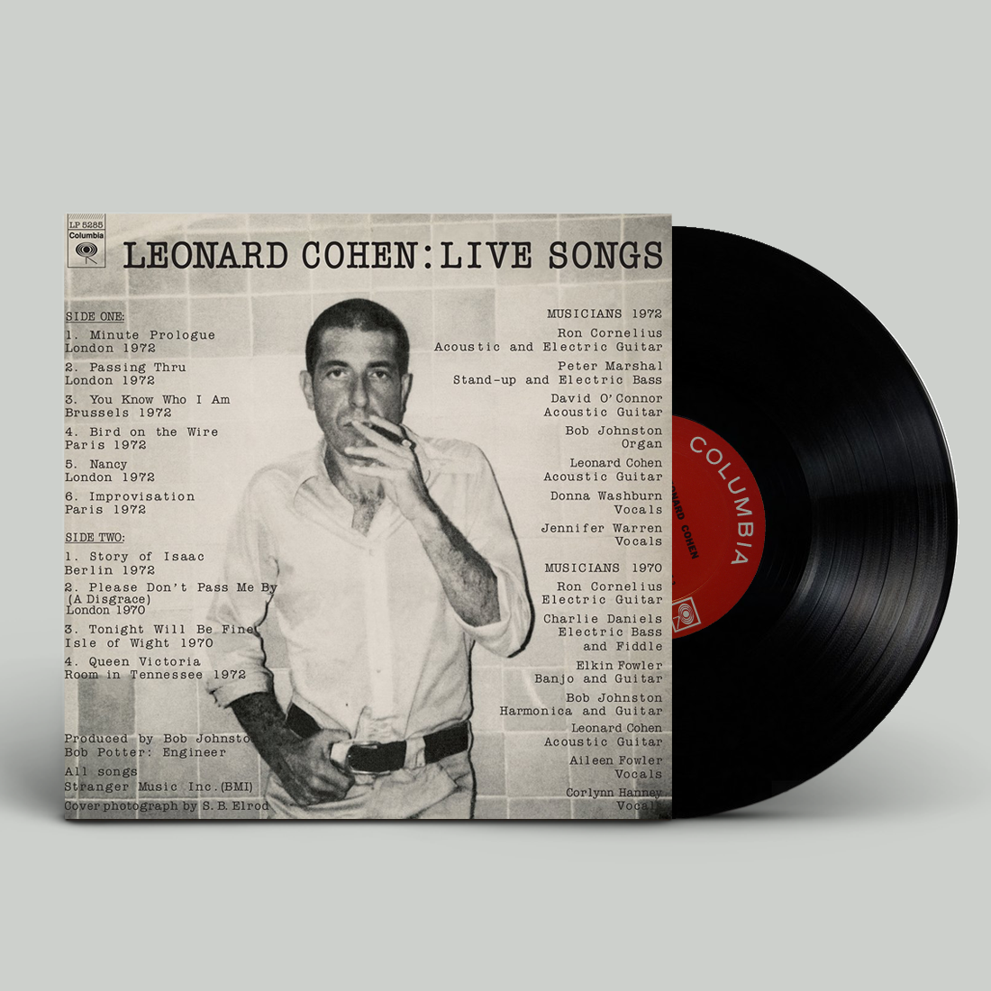 Leonard Cohen - Leonard Cohen - Live Songs: Vinyl LP