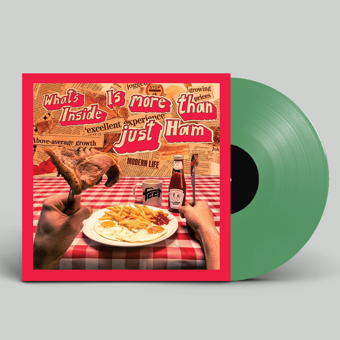 FEET - What's Inside is More Than Just Ham: Limited Edition Translucent Green Vinyl LP