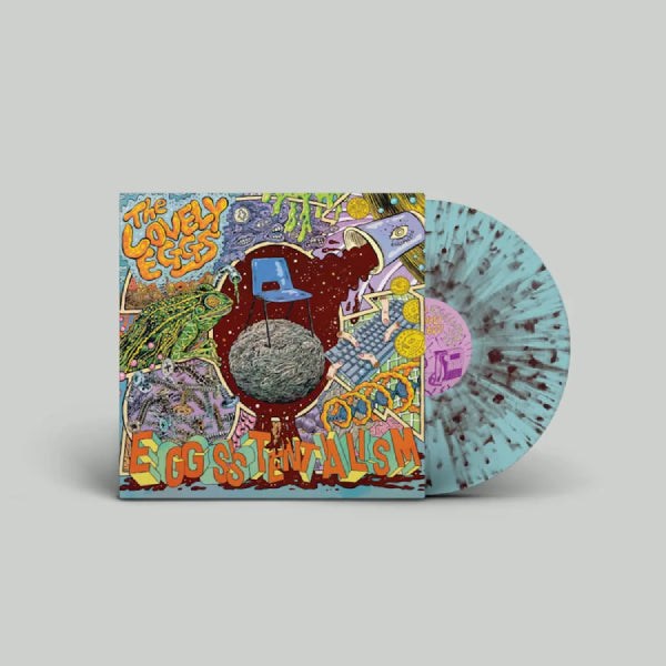 The Lovely Eggs  - Eggsistentialism: Transparent Blue Vinyl With Coffee Splatter Vinyl LP