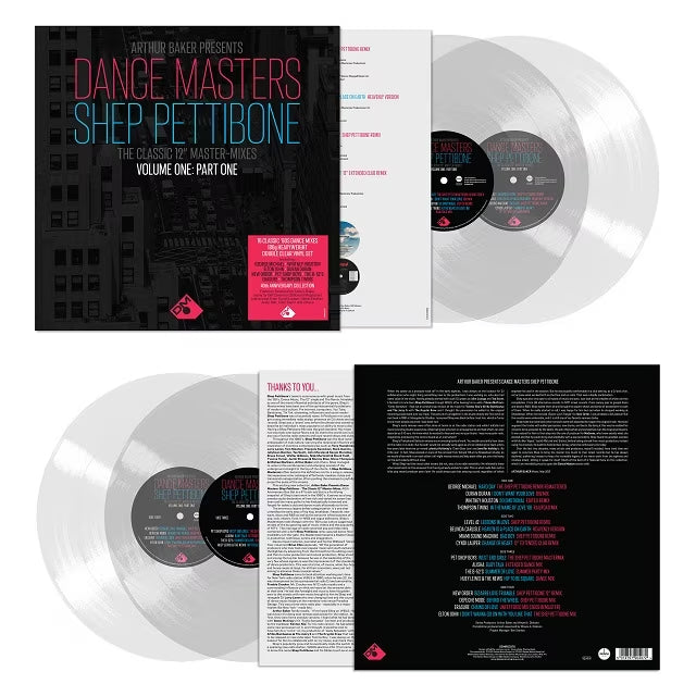 Shep Pettibone - Dance Masters: Clear Vinyl 2LP