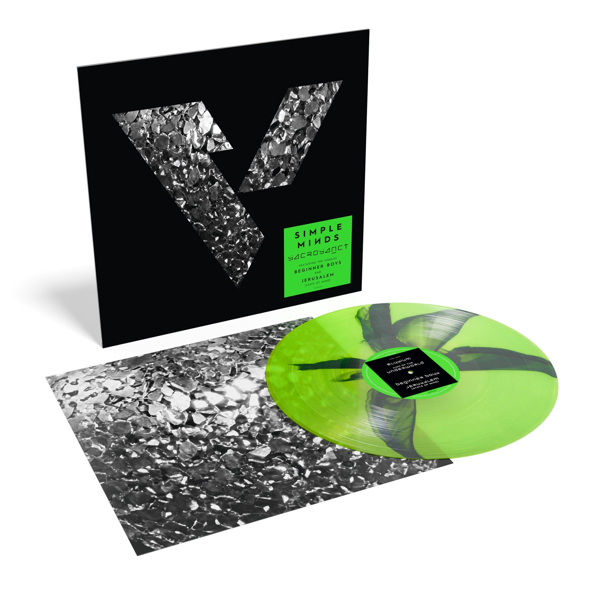 Simple Minds - Sacrosanct: Green & Black Inkplosion Vinyl LP