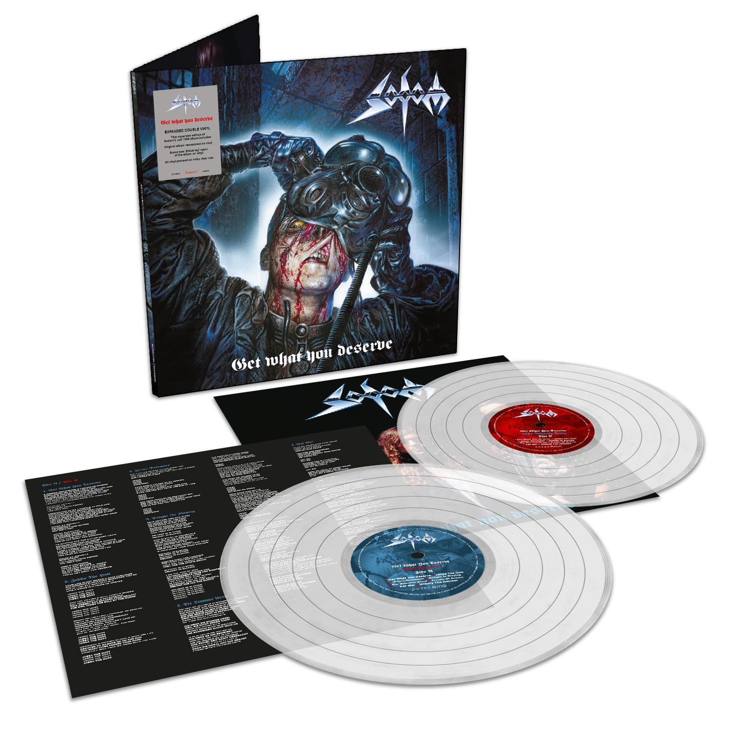 Sodom - Get What You Deserve: Milky Clear 2LP