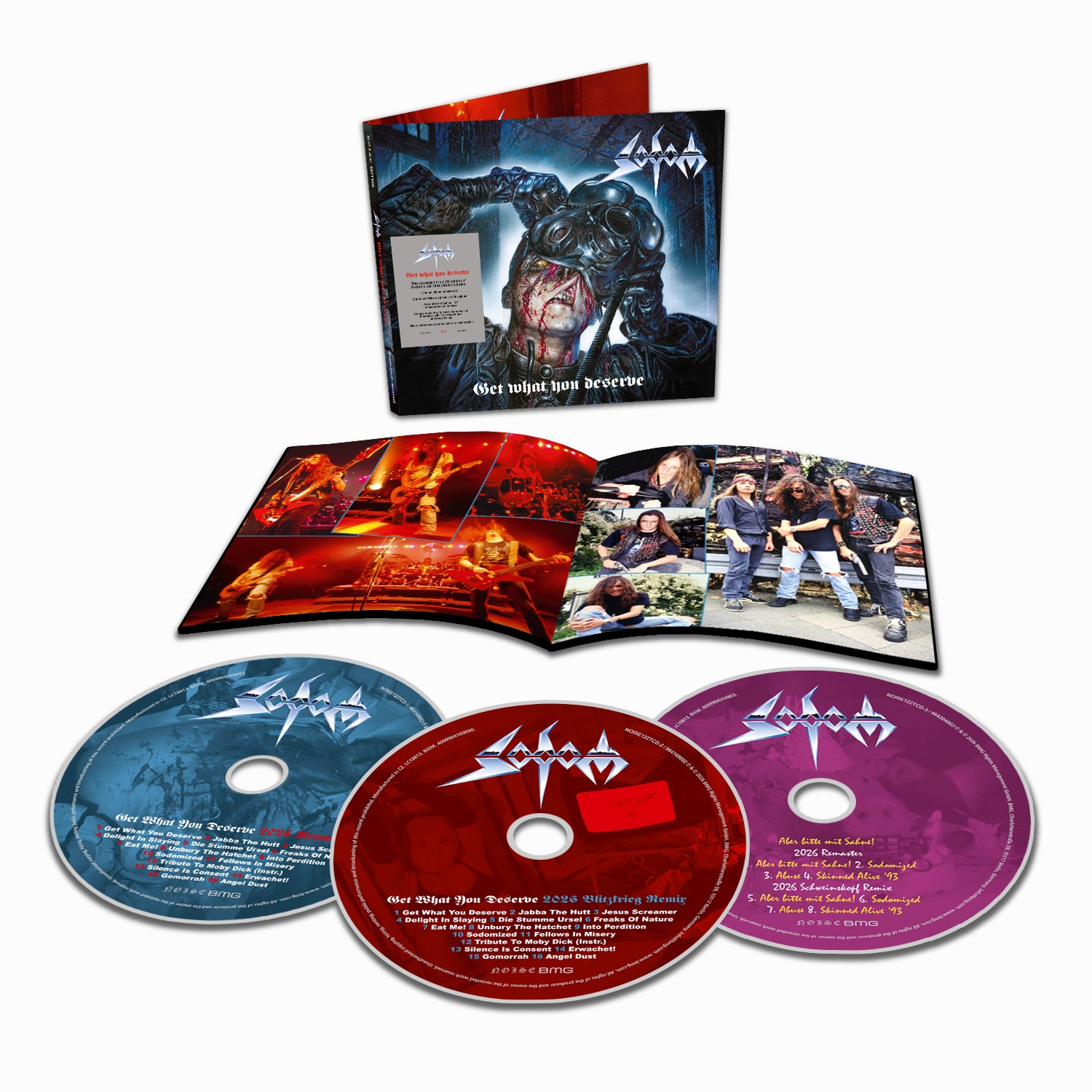 Sodom CDコレクション Sodom - Get What You Deserve: 3CD - Recordstore