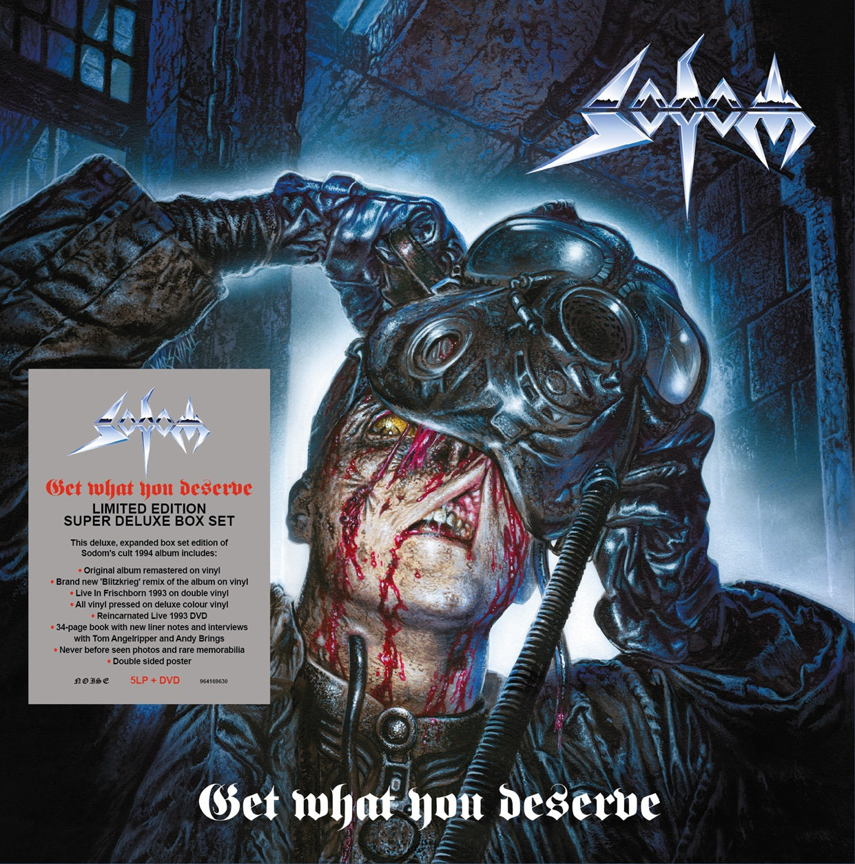 sodom レコードとCD BOX GET WHAT YOU DESERVE [LP/DVD/DELUXE BOXSET]/SODOM/ソドム/5LP+DVD