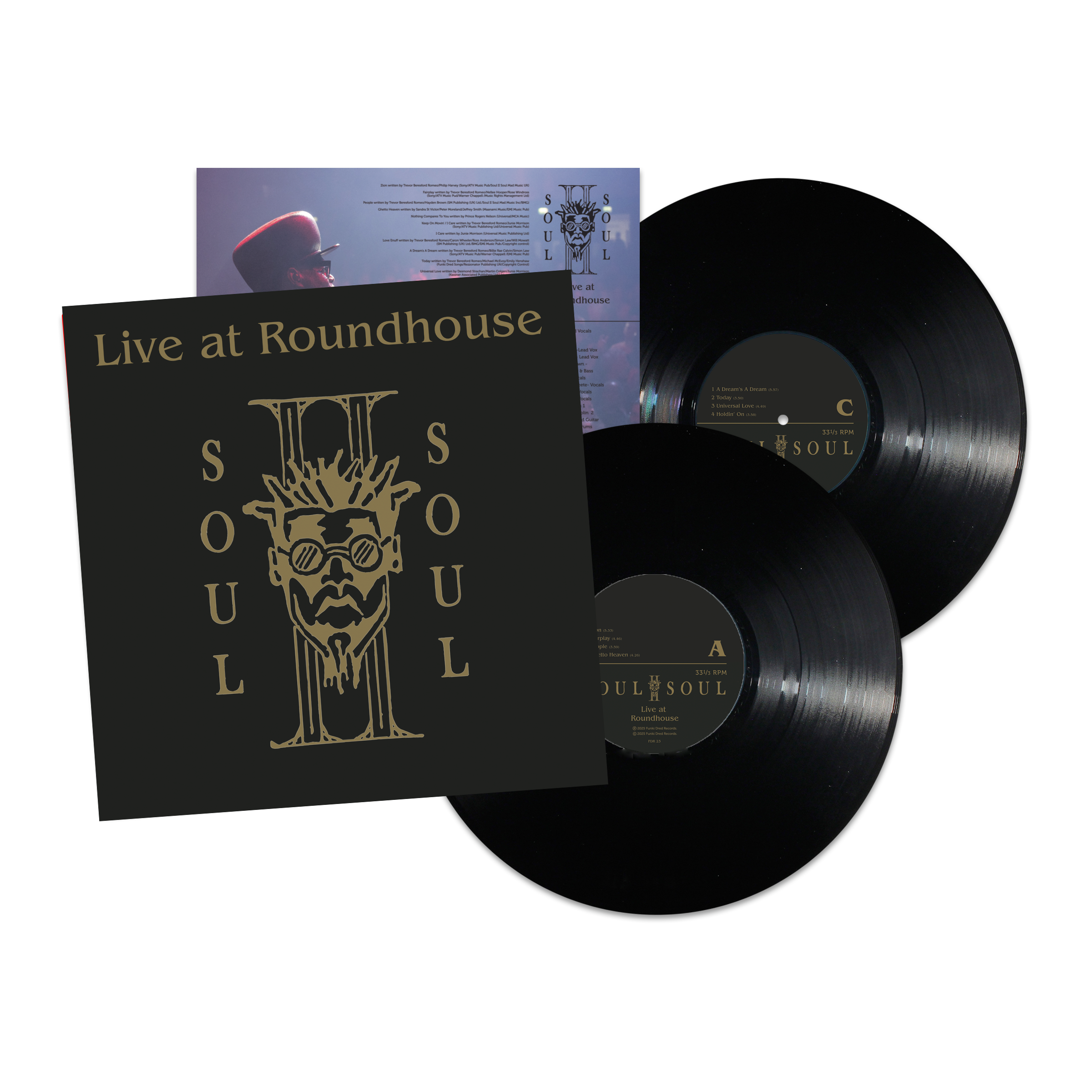 Soul II Soul - Live at The Roundhouse: Black Vinyl 2LP