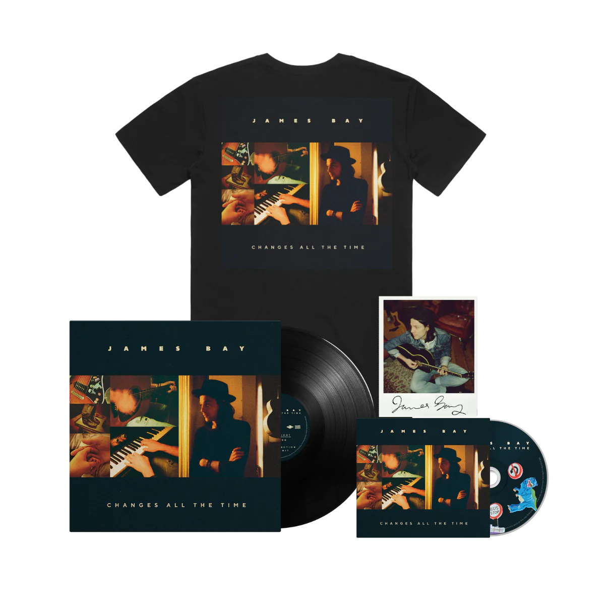 Changes All The Time: Vinyl LP, CD, T-Shirt + Signed Art Card