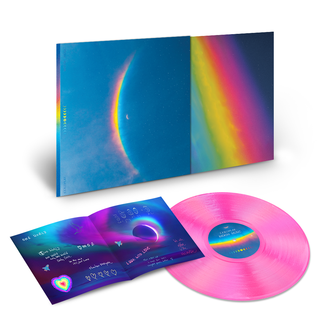 Coldplay - Moon Music: Translucent Pink Eco-Vinyl LP