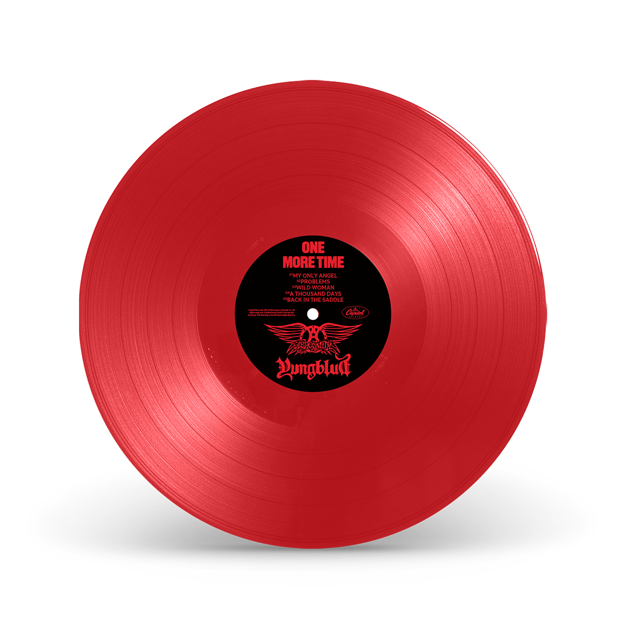 YUNGBLUD, Aerosmith - AEROSMITH & YUNGBLUD - One More Time Red Vinyl (Aerosmith Store Exclusive)