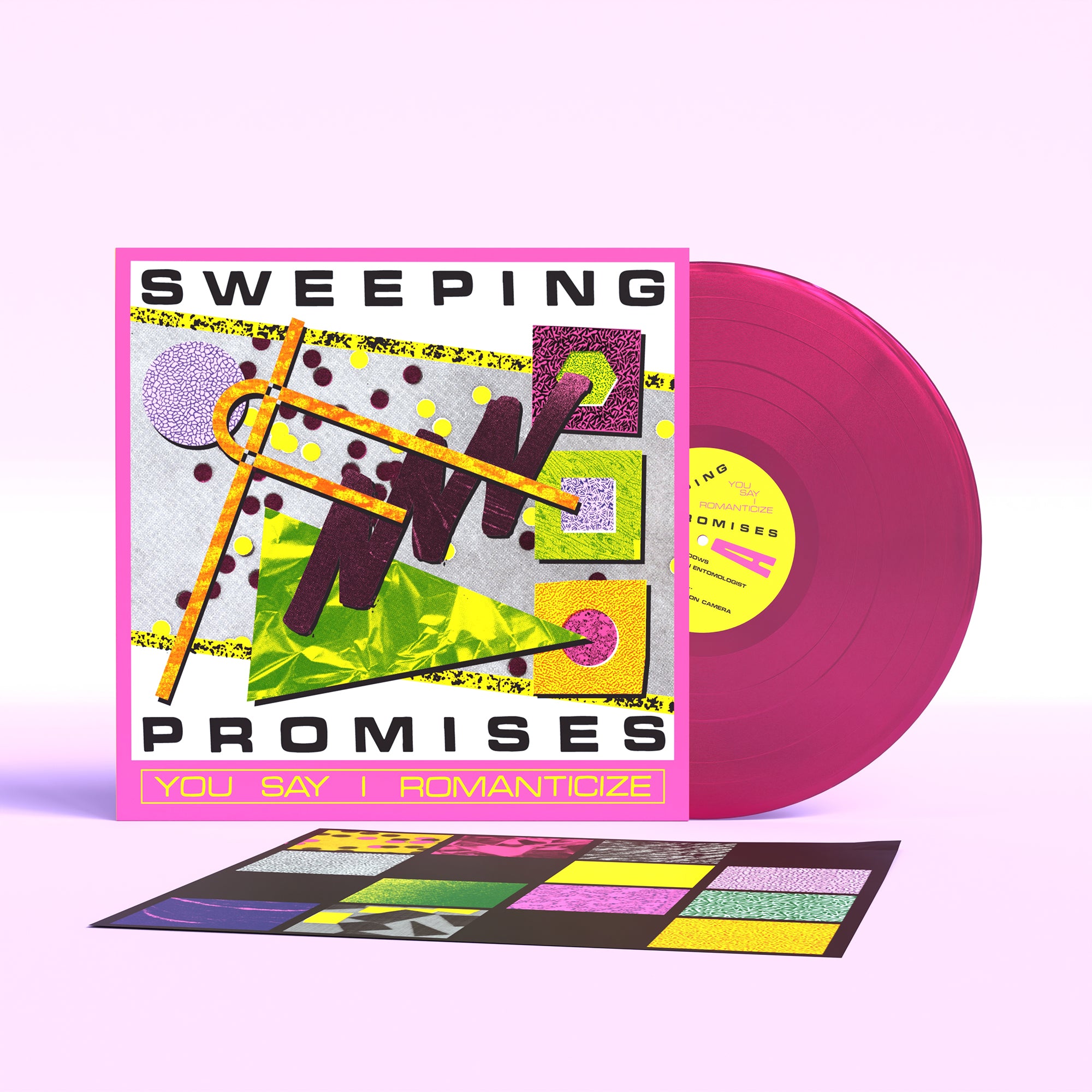Sweeping Promises - You Say I Romanticize: Magenta Vinyl LP