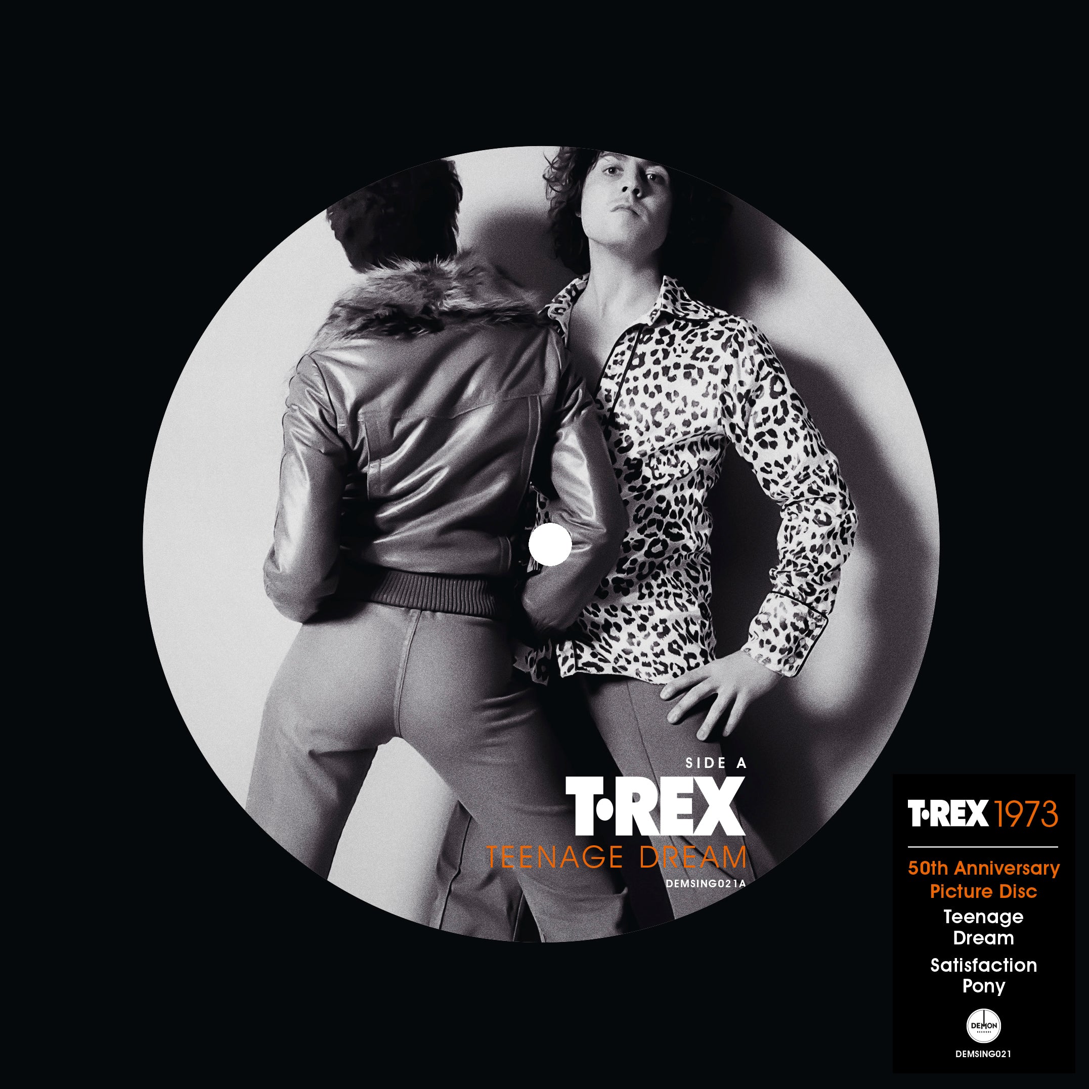 T. Rex - Teenage Dream (50th Anniversary): Limited Vinyl 7" Picture Disc