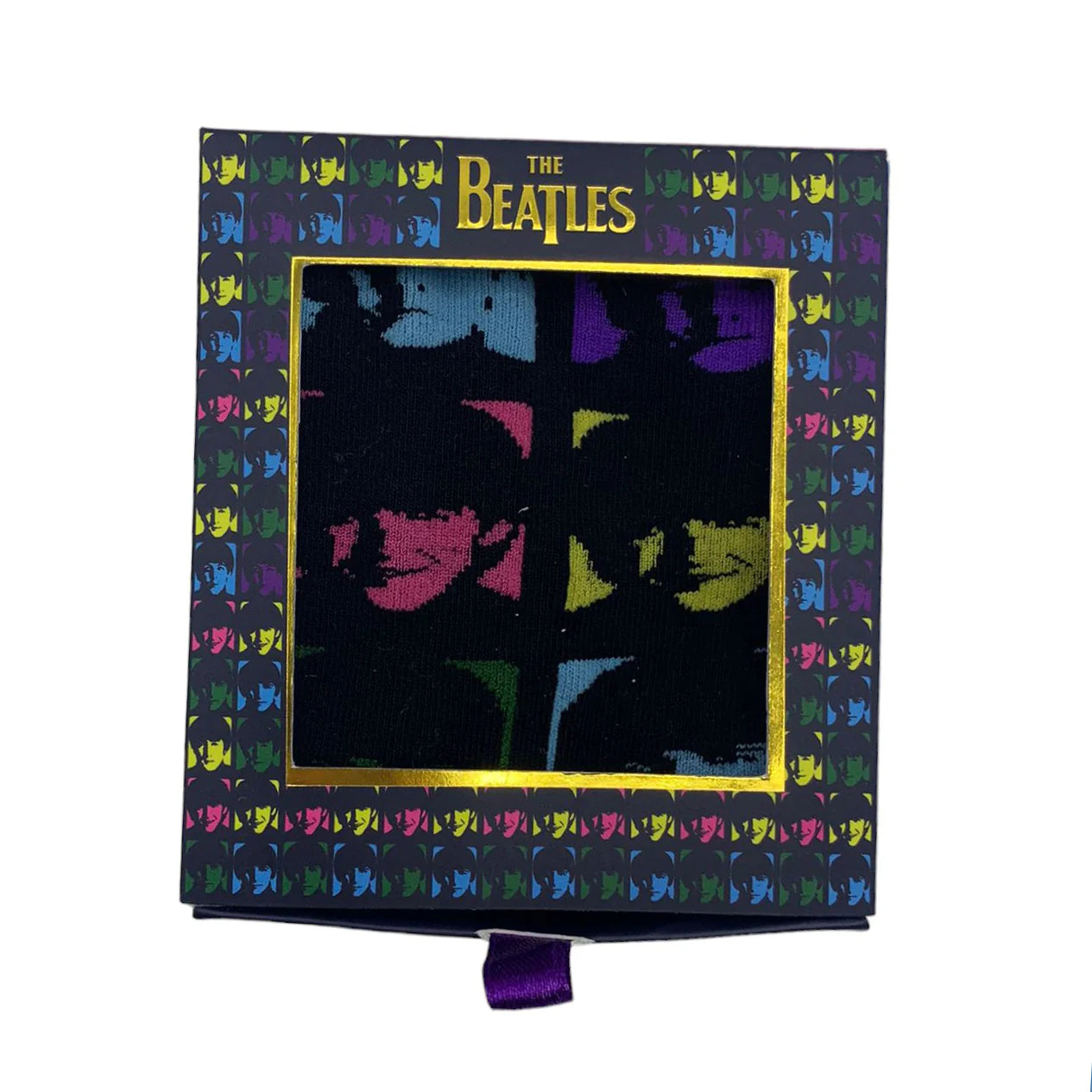 The Beatles - The Beatles Neon Faces Black Socks