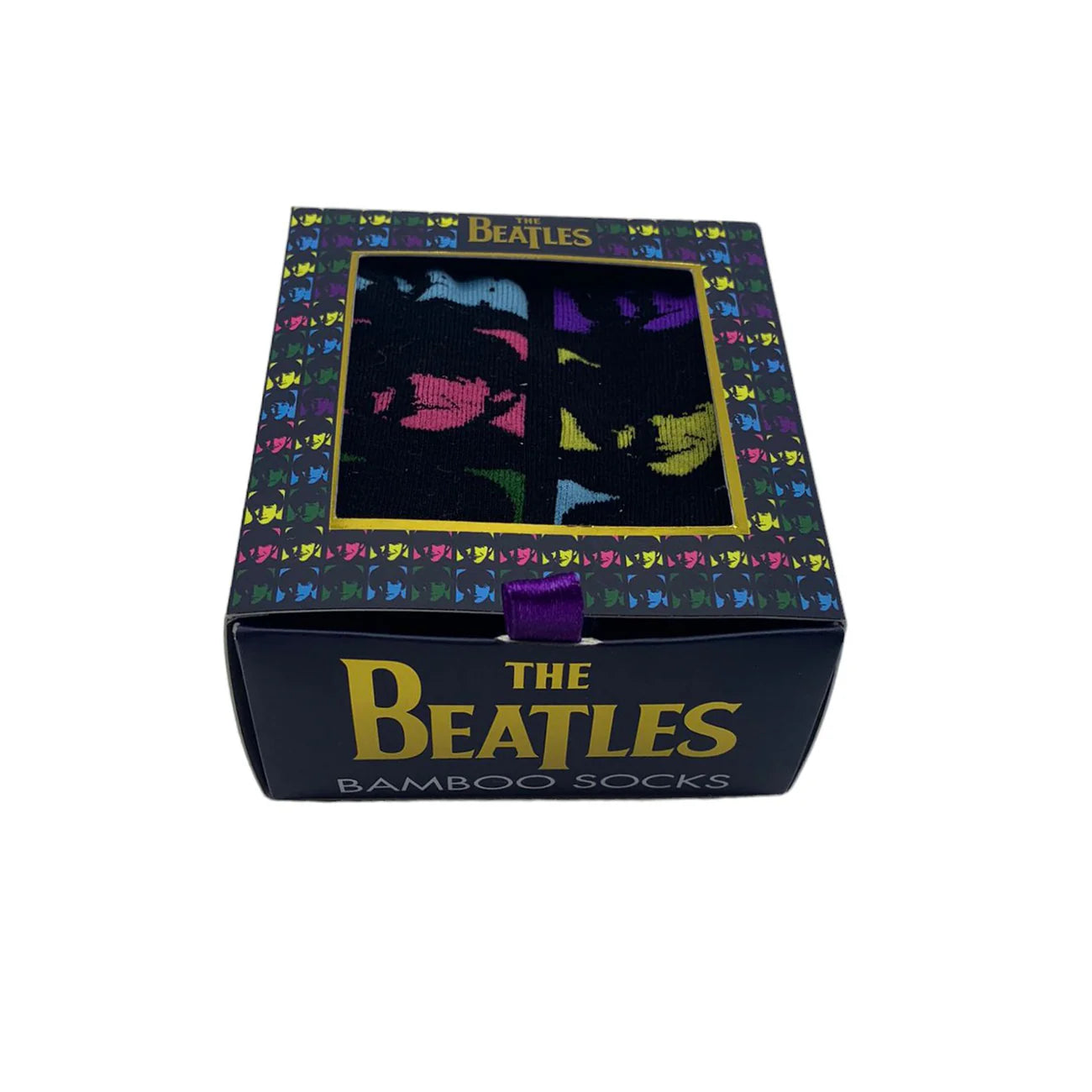 The Beatles - The Beatles Neon Faces Black Socks