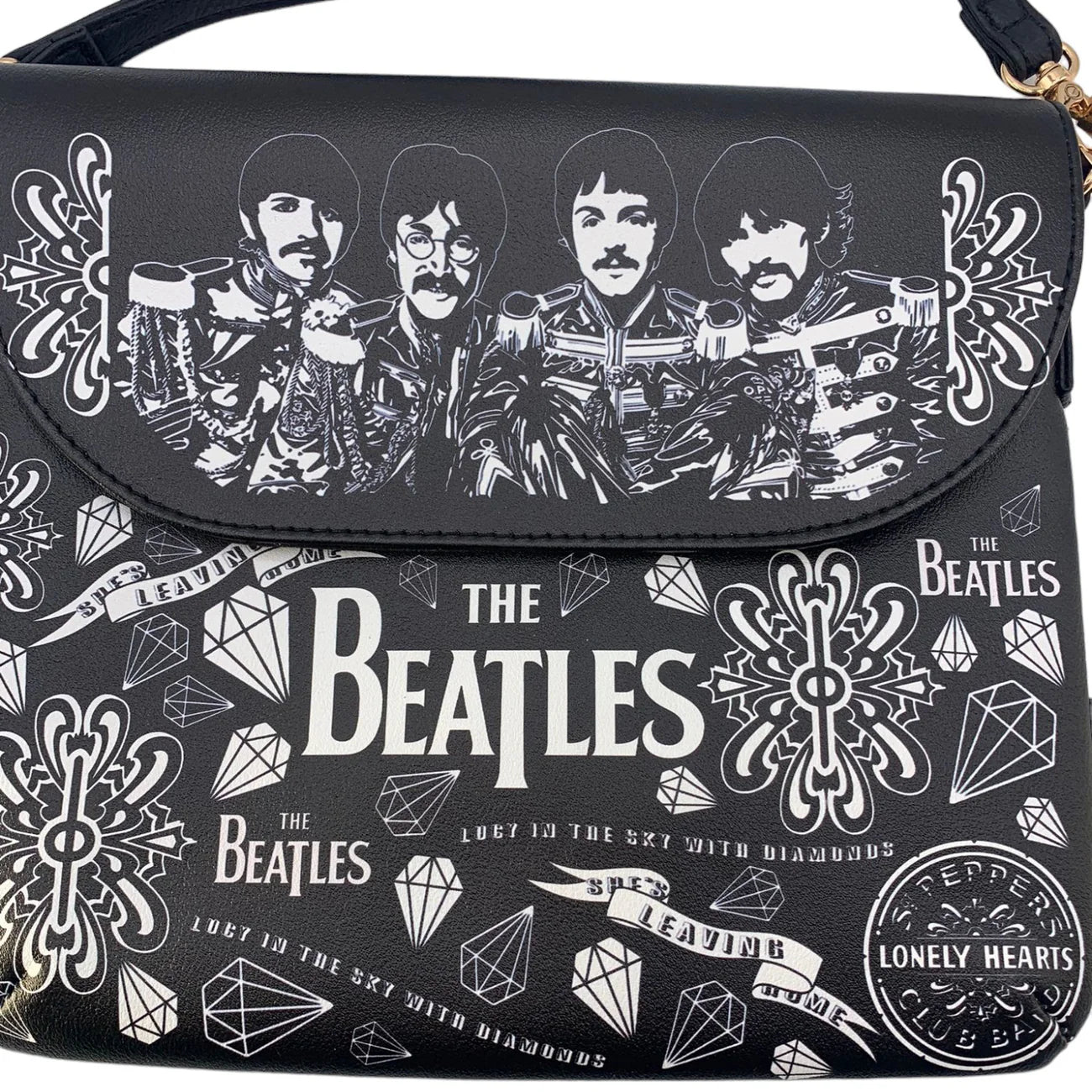 The Beatles - The Beatles Sgt. Pepper Black Mini Bag