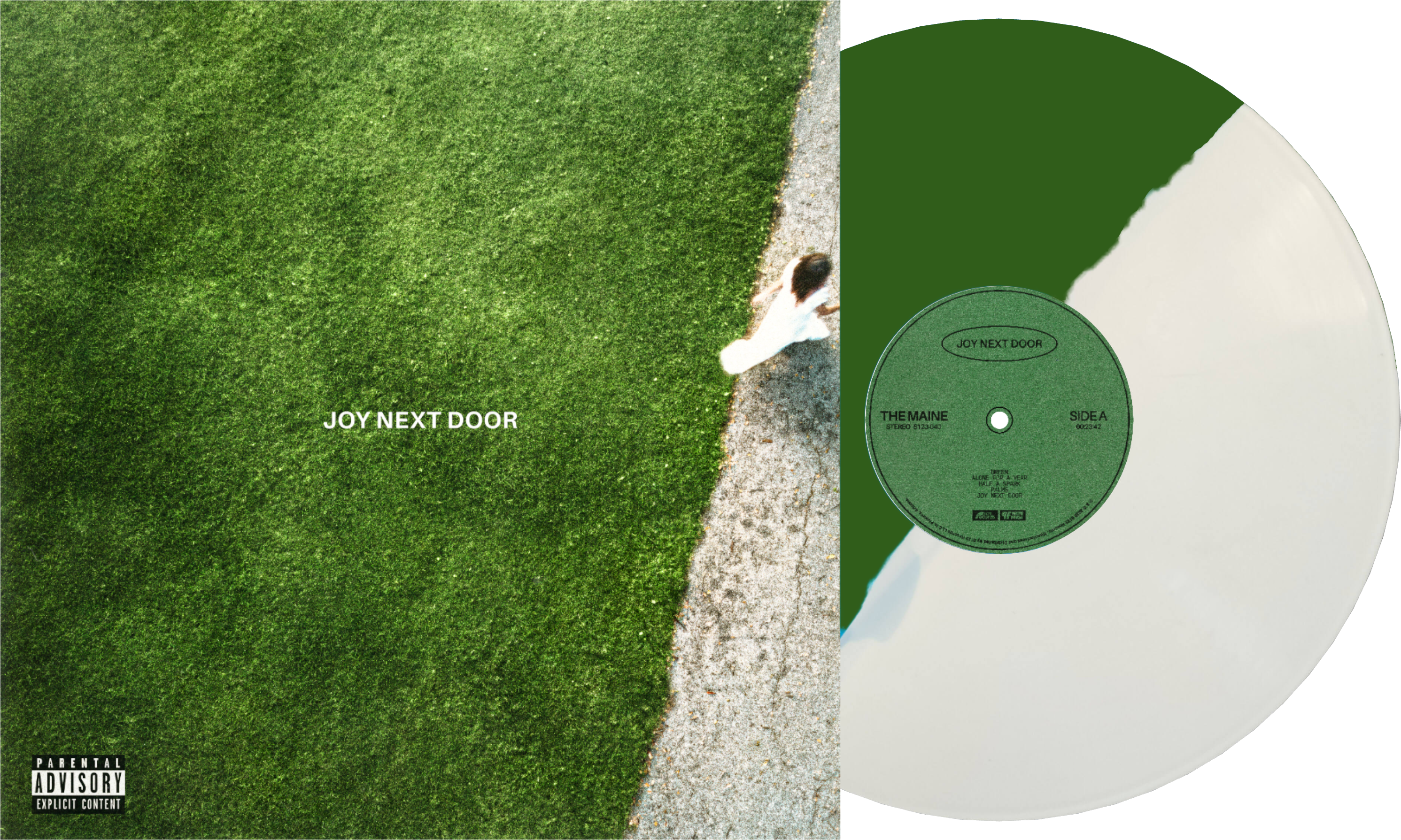The Maine - Joy Next Door: Green and White Split Vinyl with 12-Page Booklet