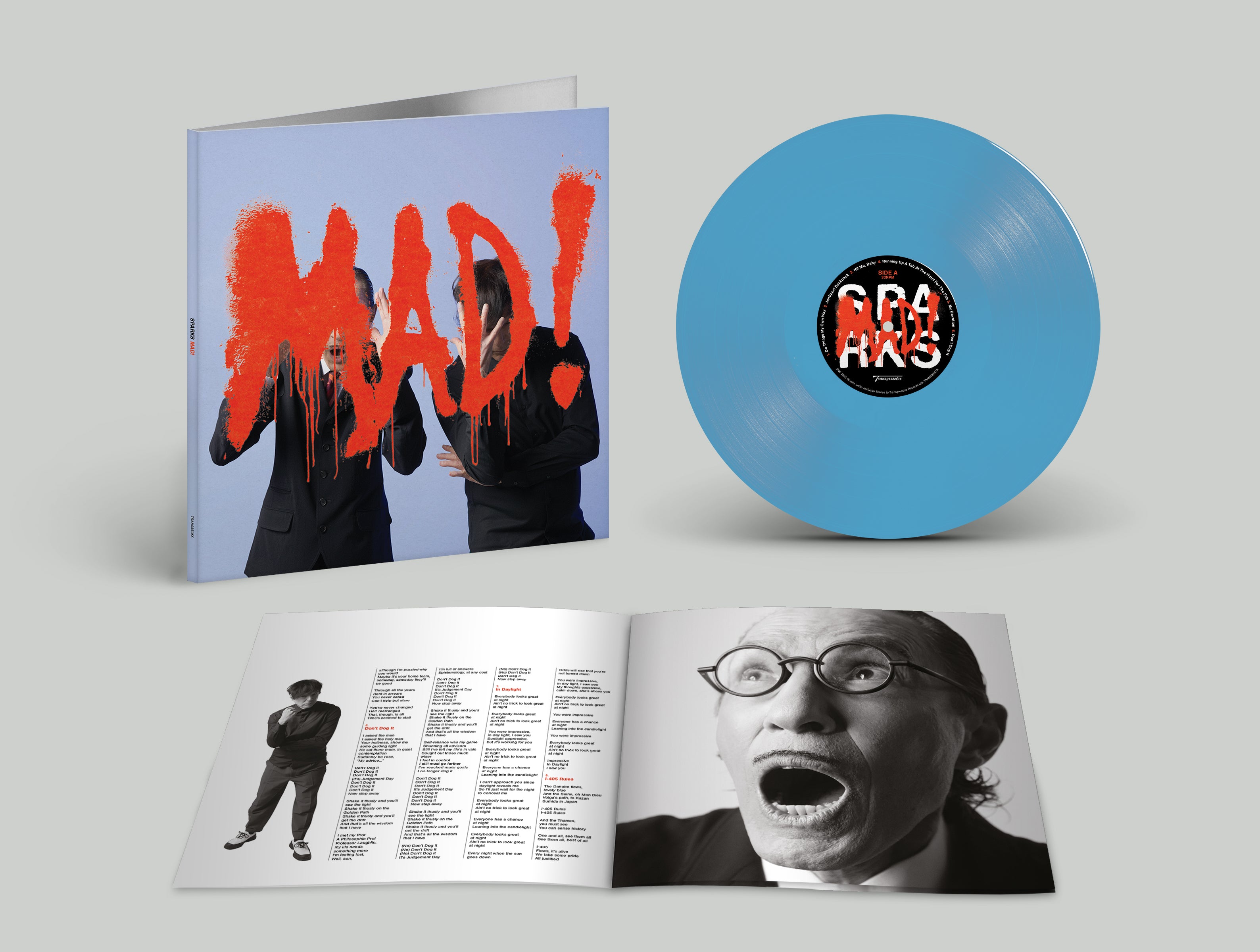 Sparks - MAD! Limited Light Blue Vinyl LP