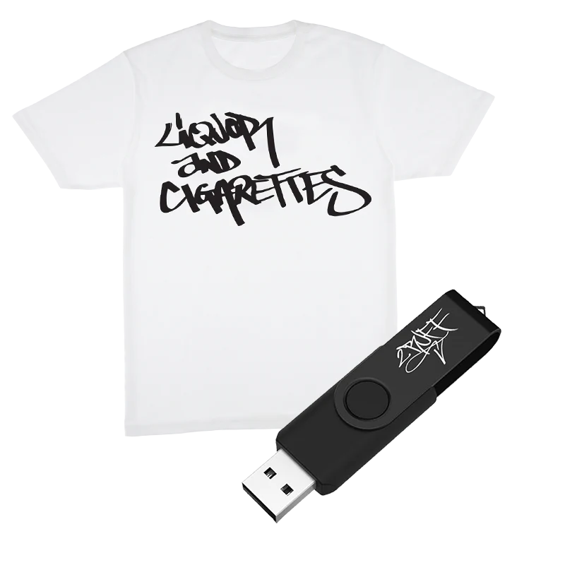 2 Ruff, Vol. 1: USB + Liquor and Cigarettes T-Shirt