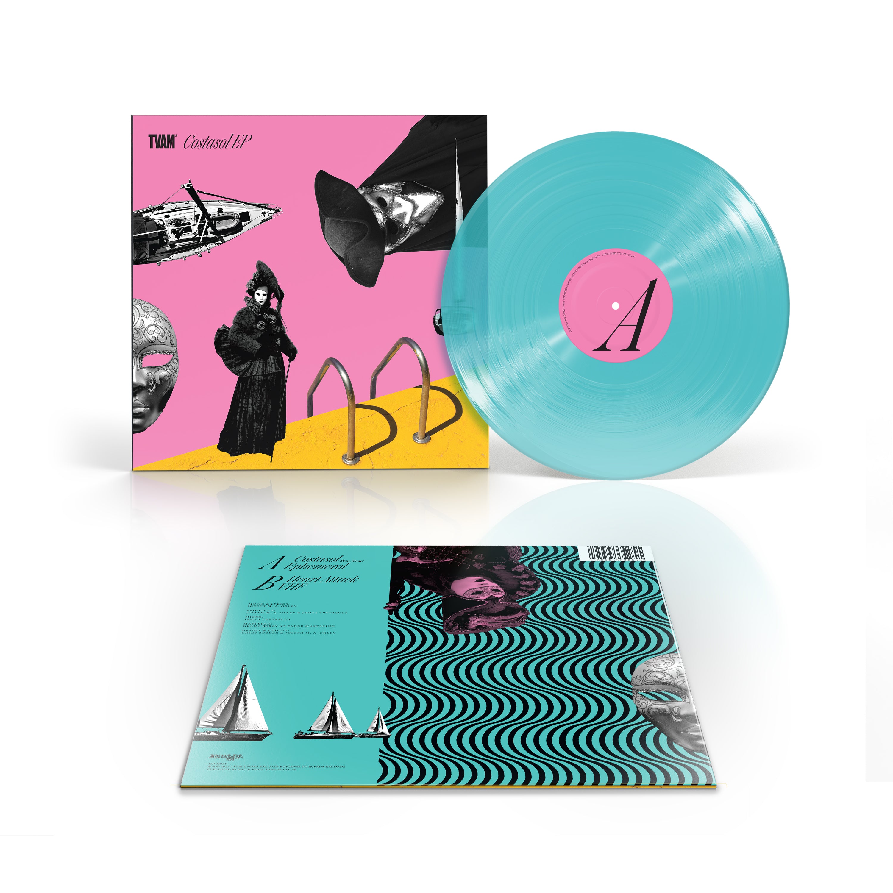 TVAM - Costasol: Transparent Blue Vinyl 10" EP