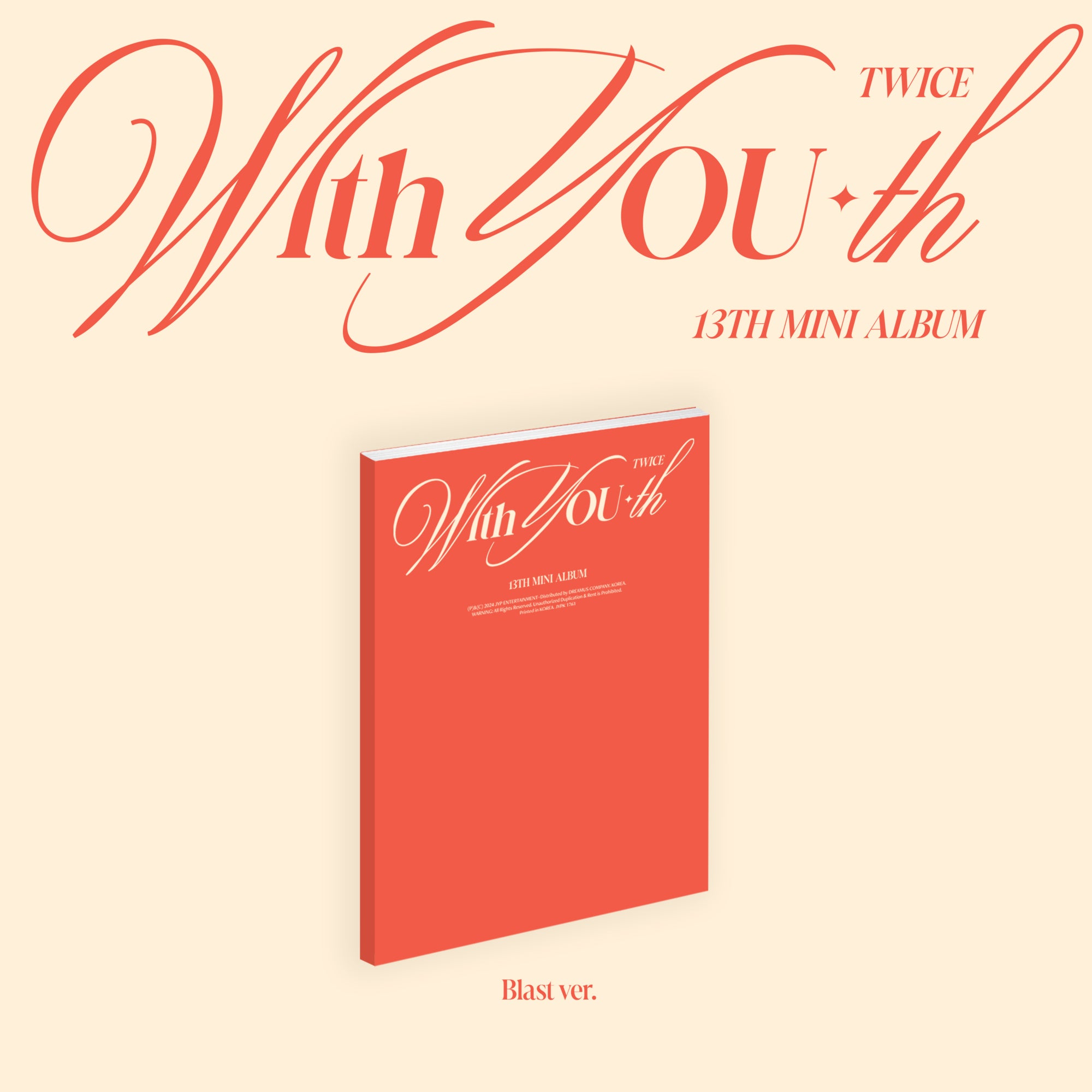 TWICE - With YOU-th (Blast Version): CD Mini-Album