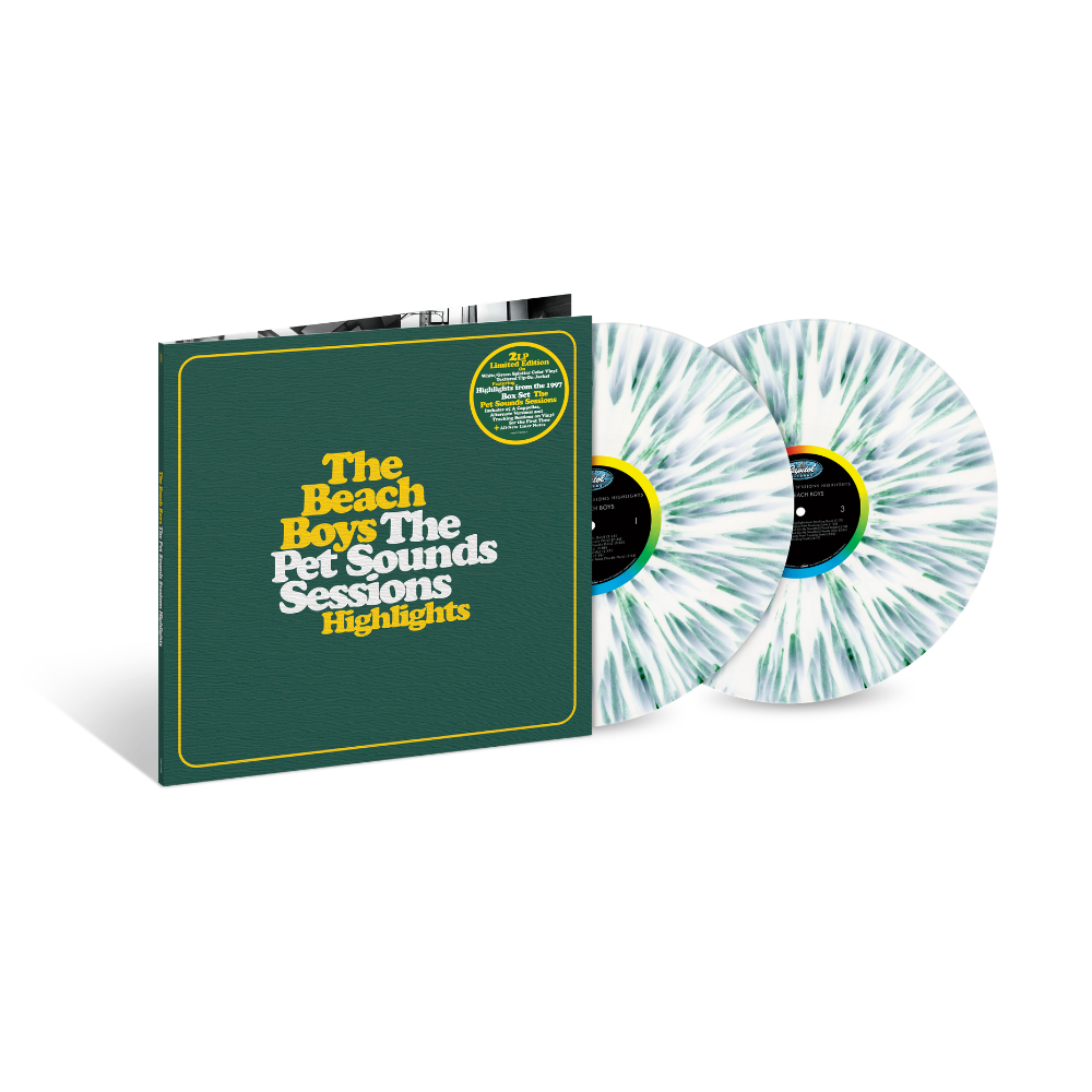 The Beach Boys - The Pet Sounds Sessions Highlights White / Green Splatter 2LP