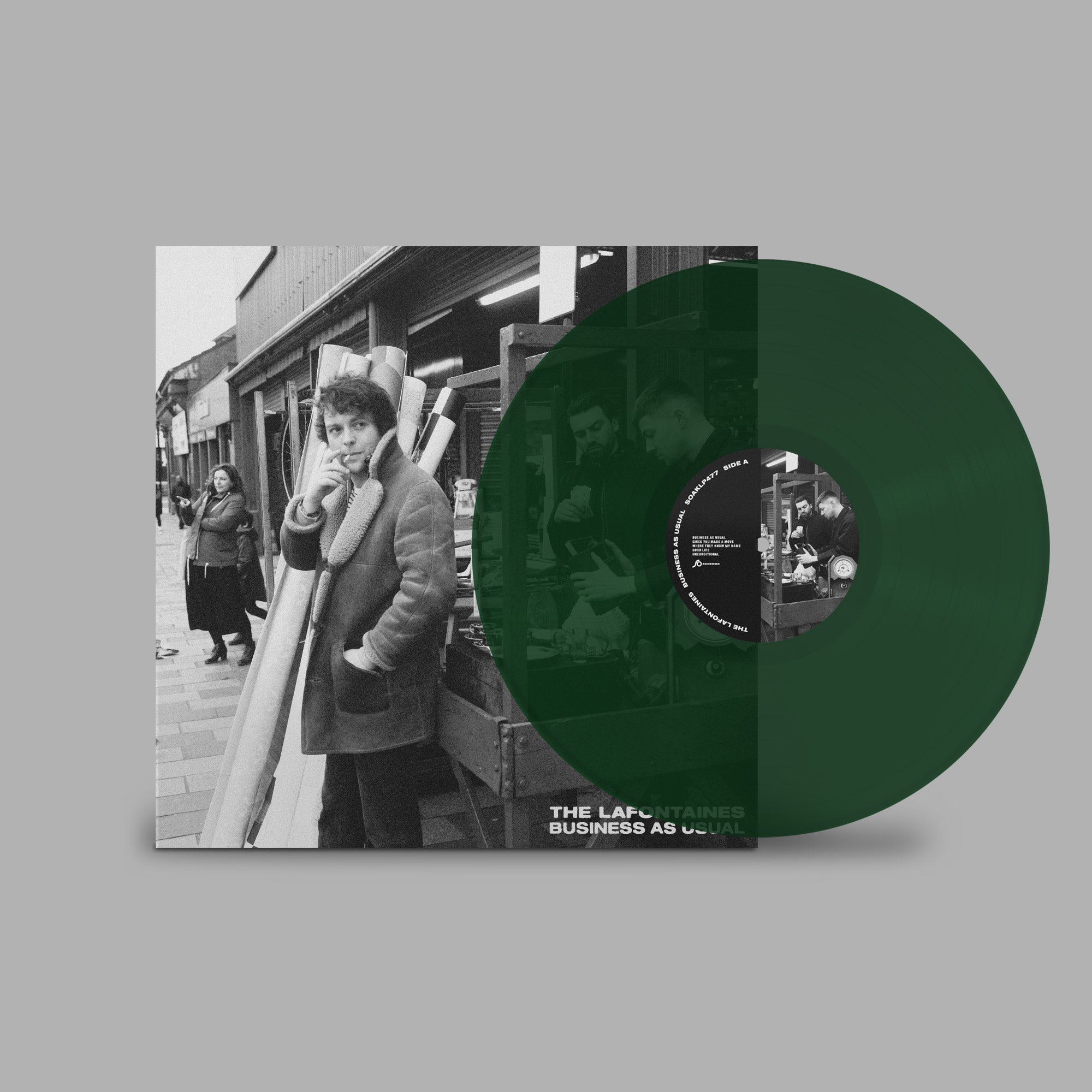The Lafontaines - Business As Usual: Limited Transparent Green Vinyl LP
