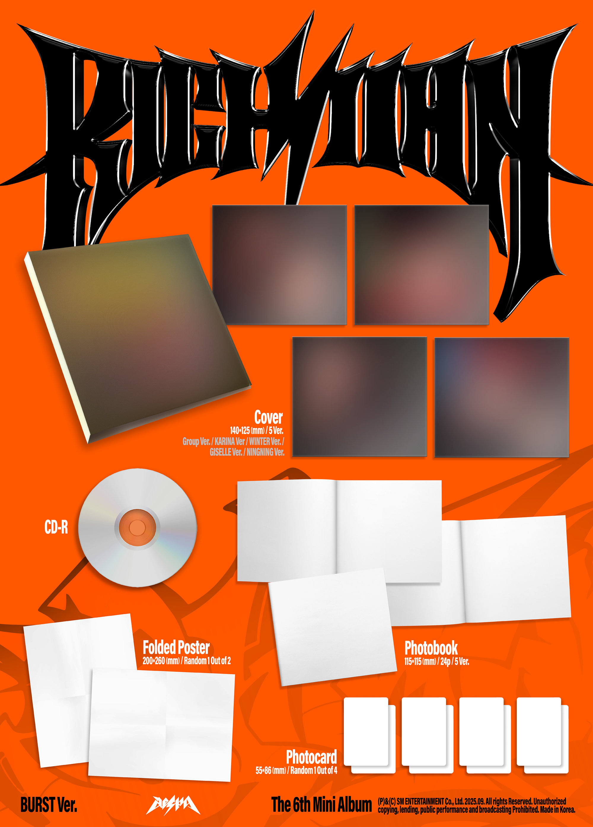 aespa - The 6th Mini Album 'Rich Man' (BURST Ver.) (WINTER Version)