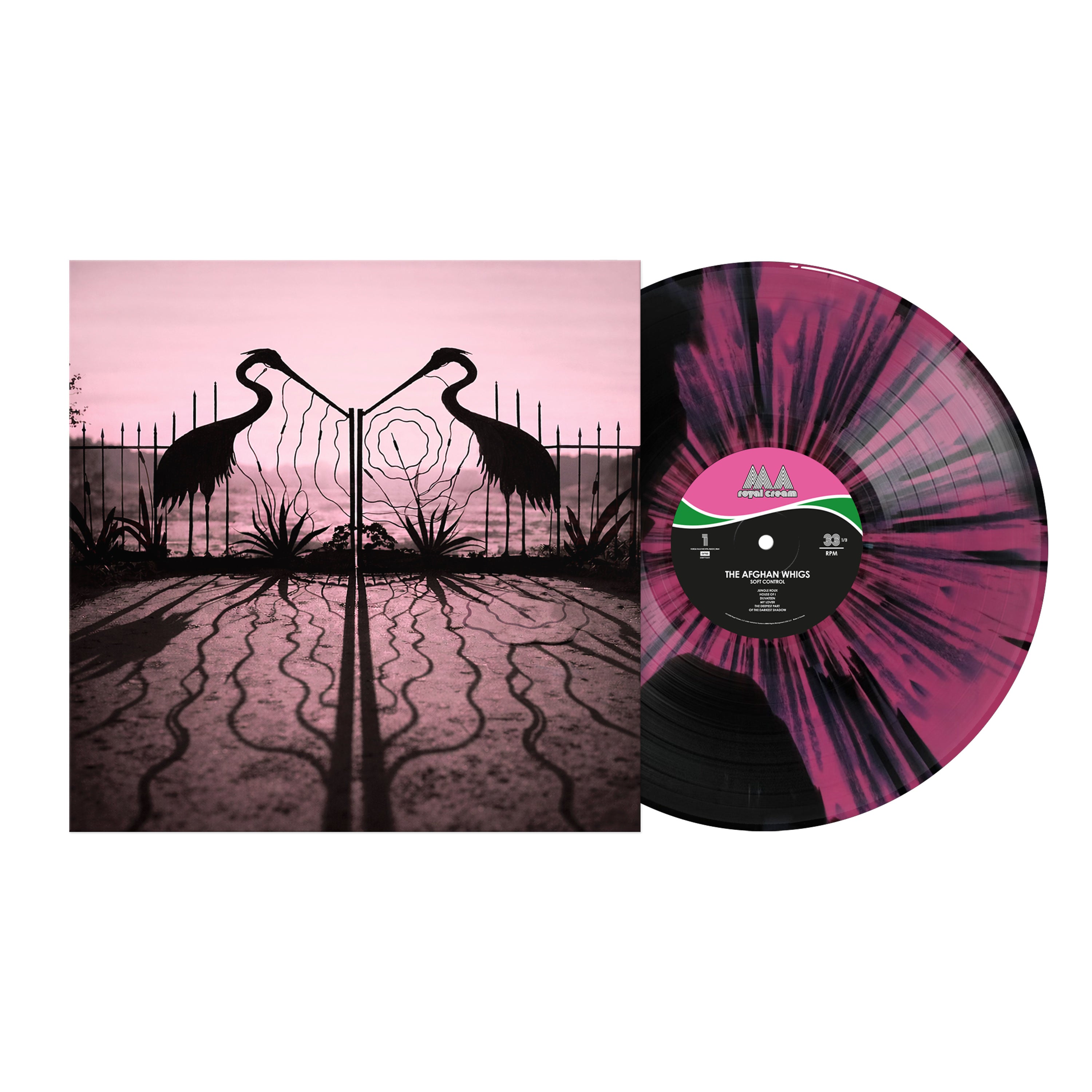 The Afghan Whigs - Soft Control: Pink & Black Splatter Vinyl LP