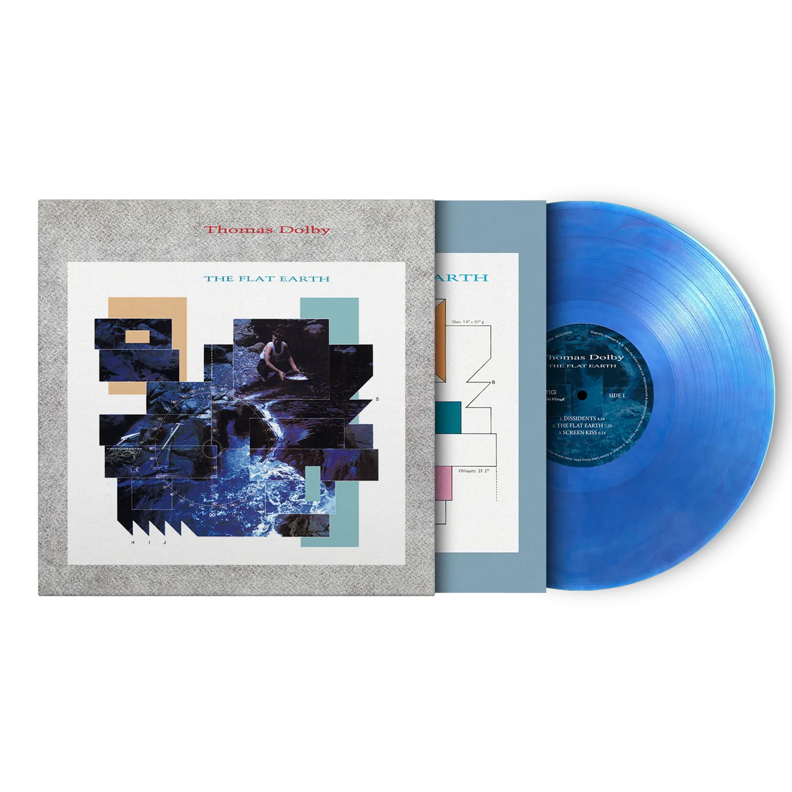 Thomas Dolby - Flat Earth: Limited Blue Vinyl LP - Recordstore