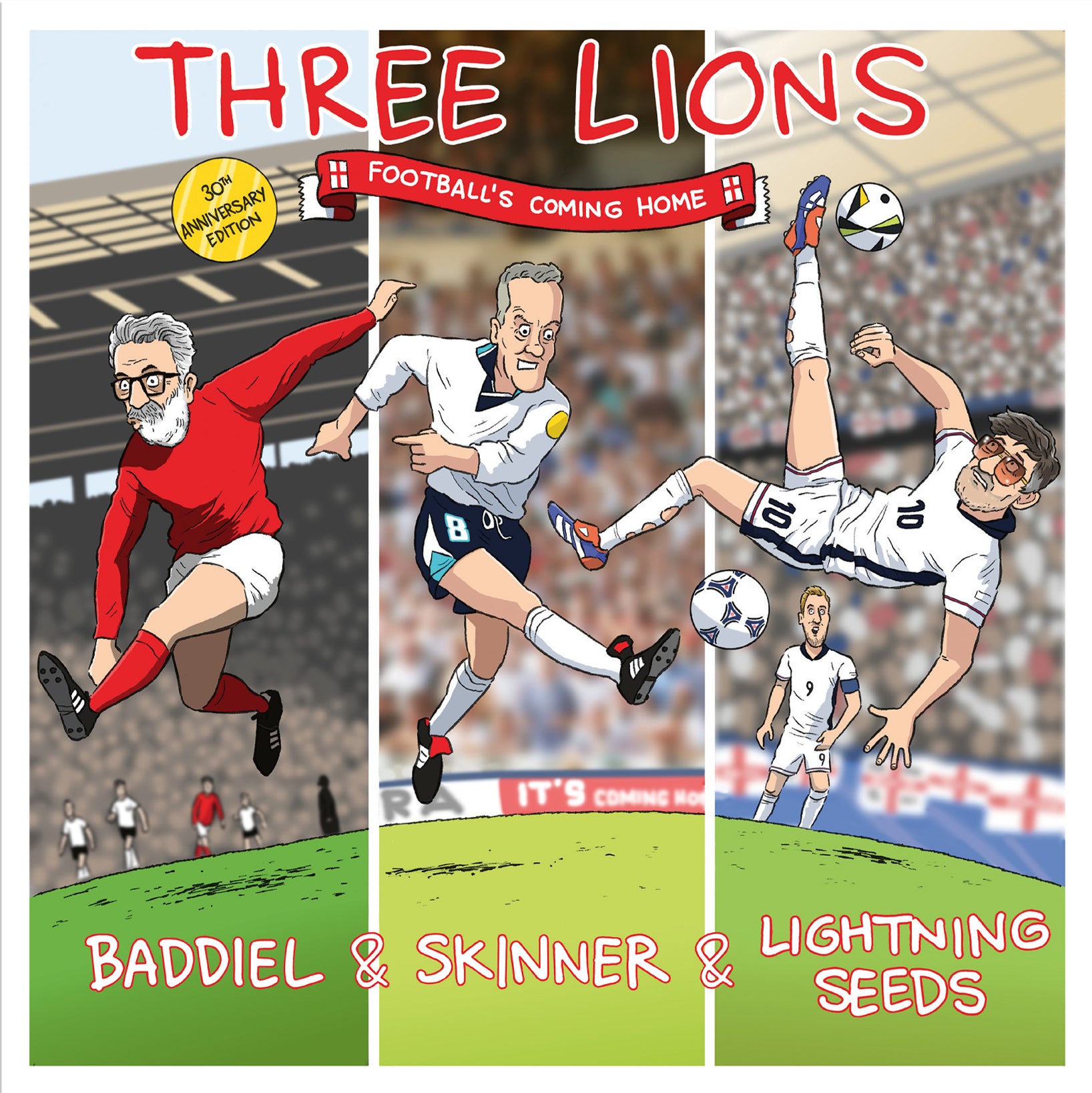 Baddiel, Skinner & The Lightning Seeds - Three Lions (Football's Coming Home): 30th Anniversary Edition CD Single