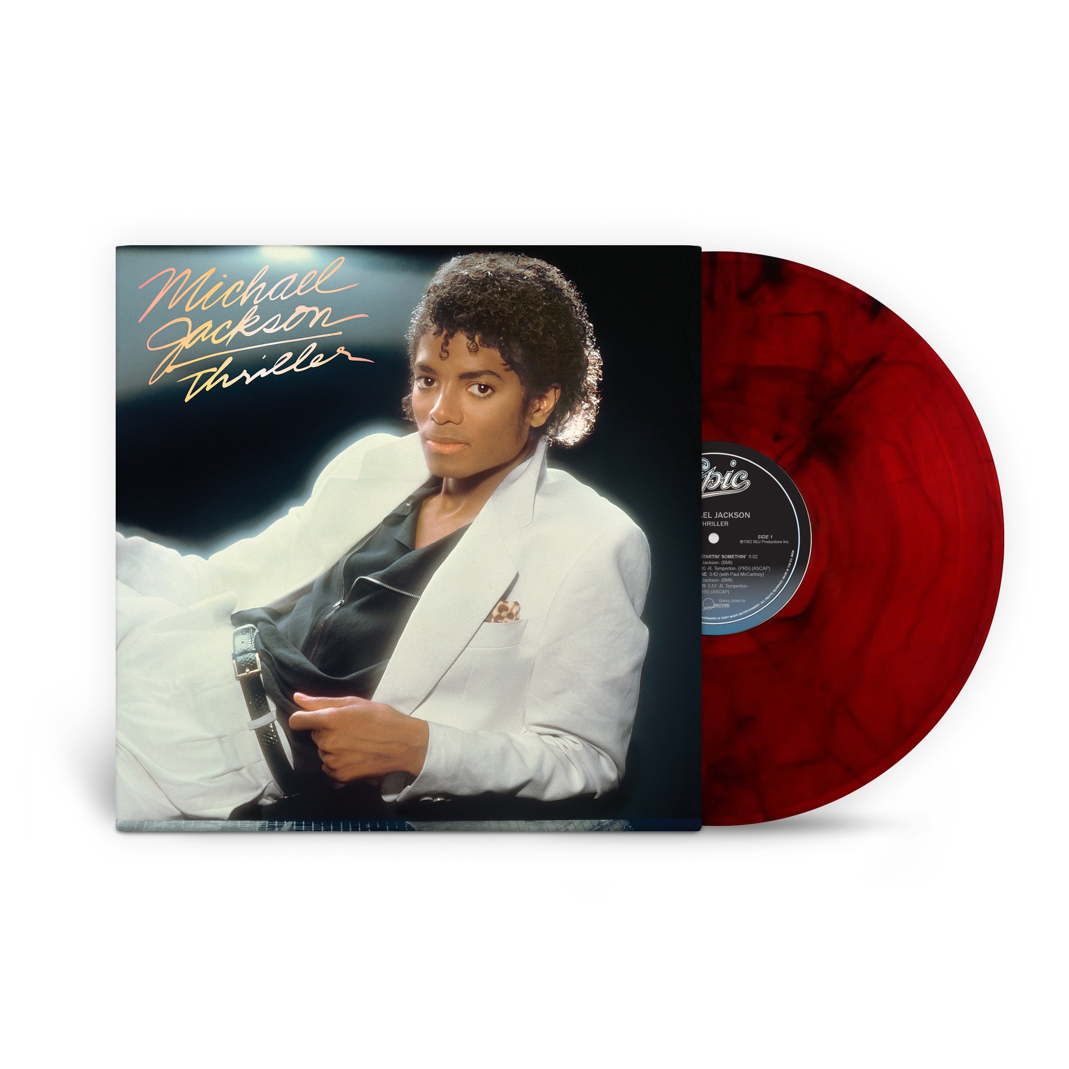 Michael Jackson - Thriller: Red & Black Marble Vinyl LP