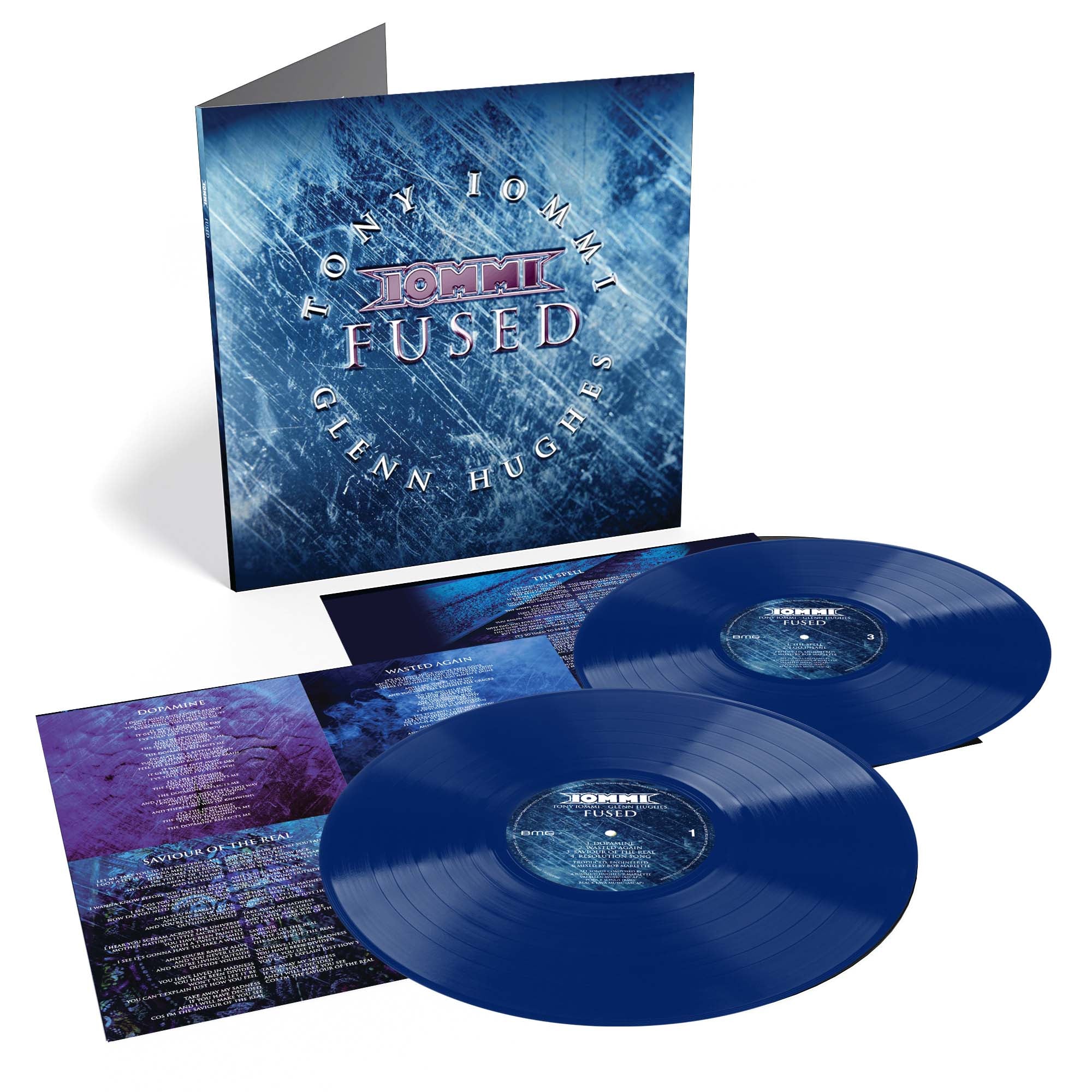 Tony Iommi, Glenn Hughes - Fused: Translucent Cobalt Blue Vinyl 2LP