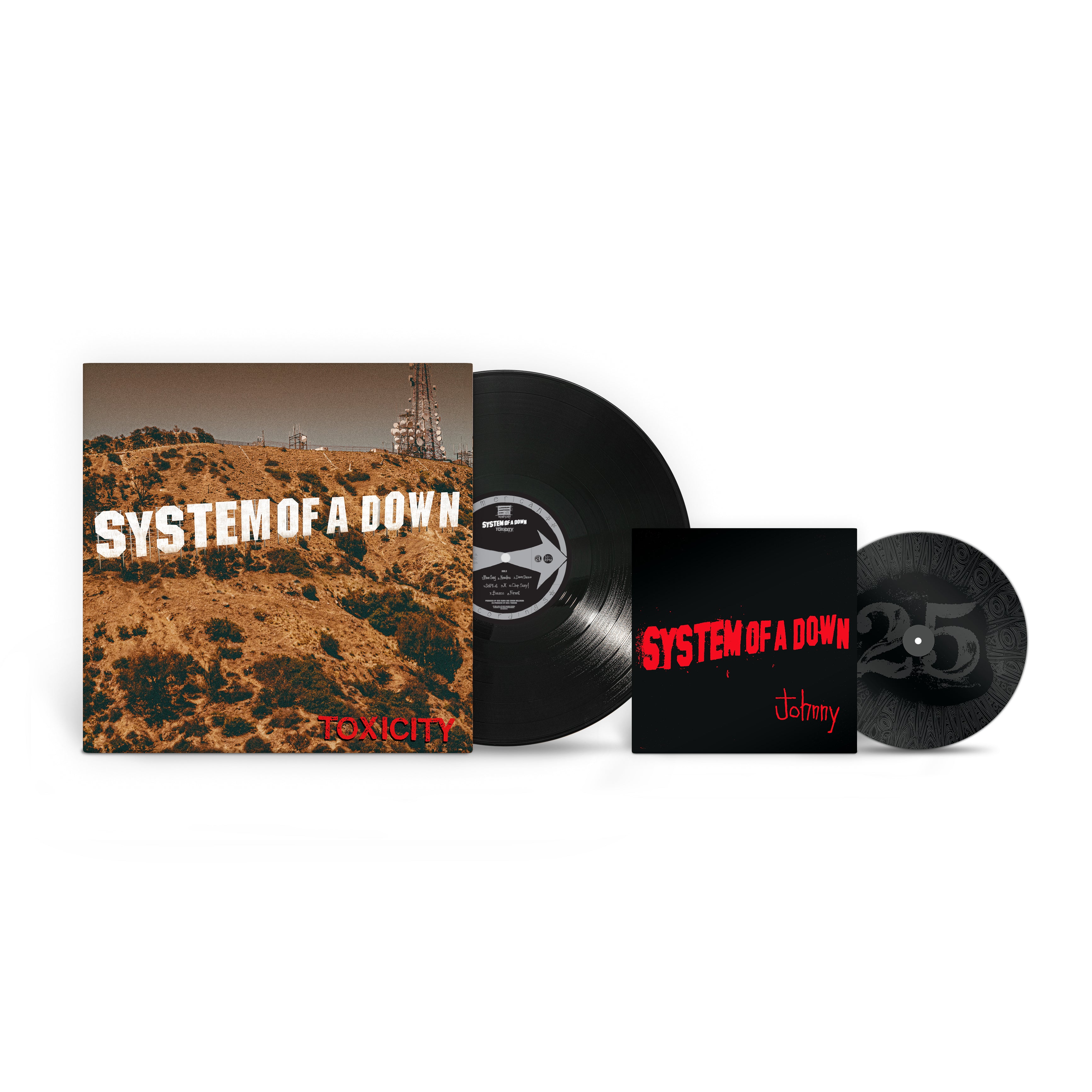 System Of A Down - Toxicity (25th Anniversary): Black Vinyl LP + 7" Single