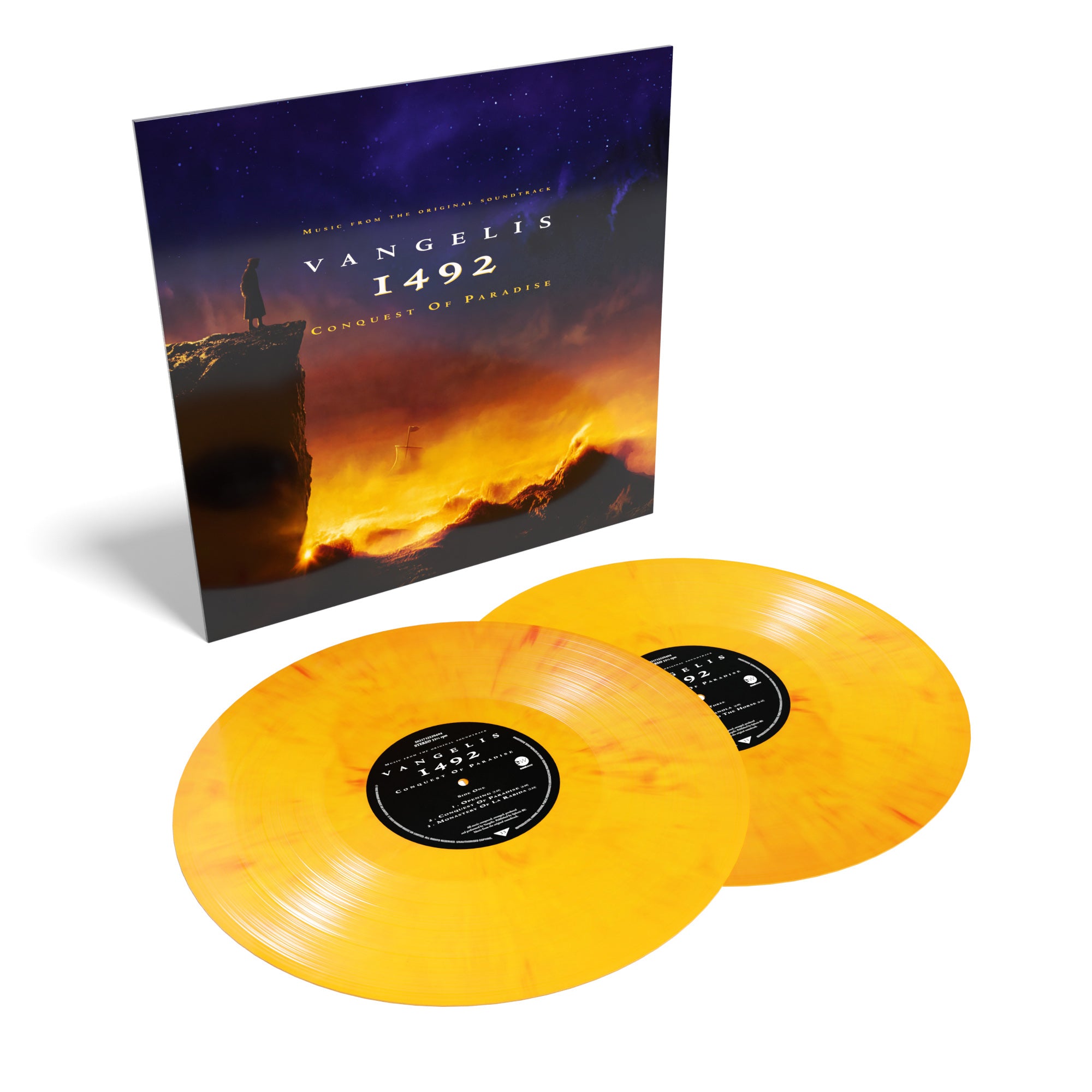 Vangelis -  1492: Conquest Of Paradise: Yellow Vinyl LP