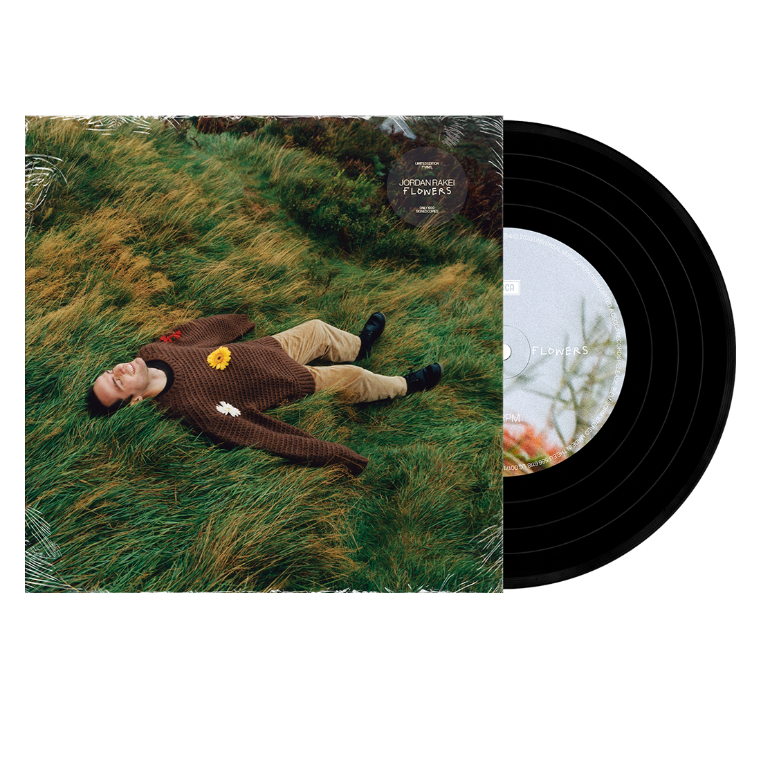 Jordan Rakei - Flowers 7" (Signed, Limited Edition)