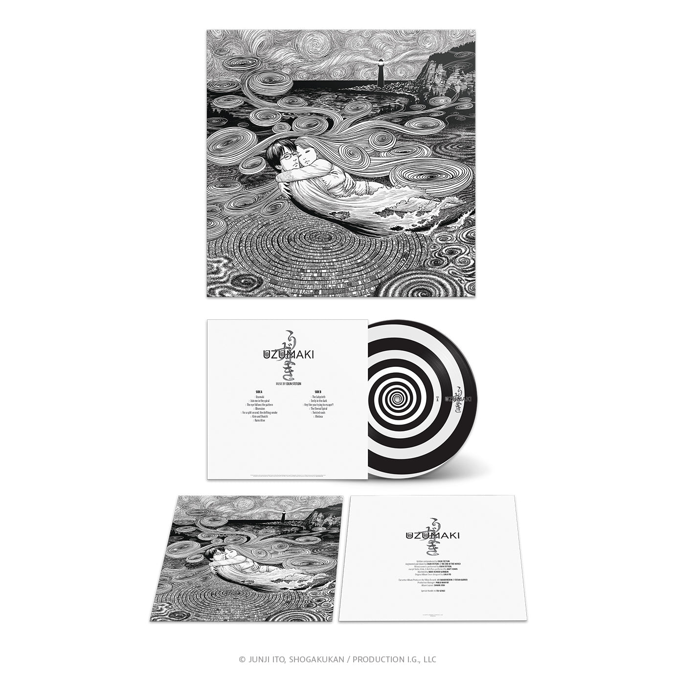 Colin Stetson - Uzumaki (Anime Original Series Soundtrack): Limited Spiral Picture Disc Vinyl LP