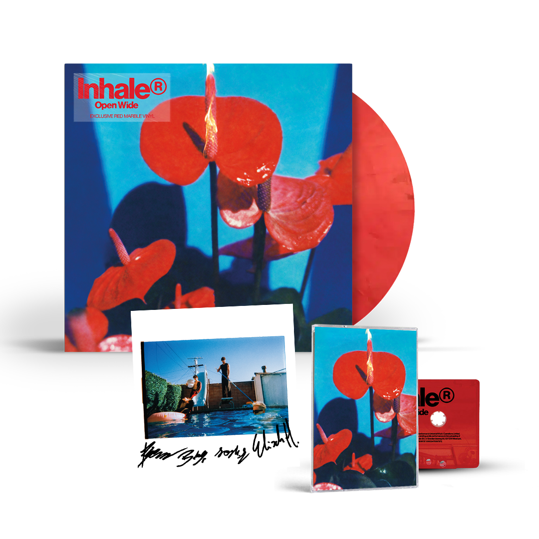 Open Wide: Limited Red Marble Vinyl LP, Cassette + Signed Art Card