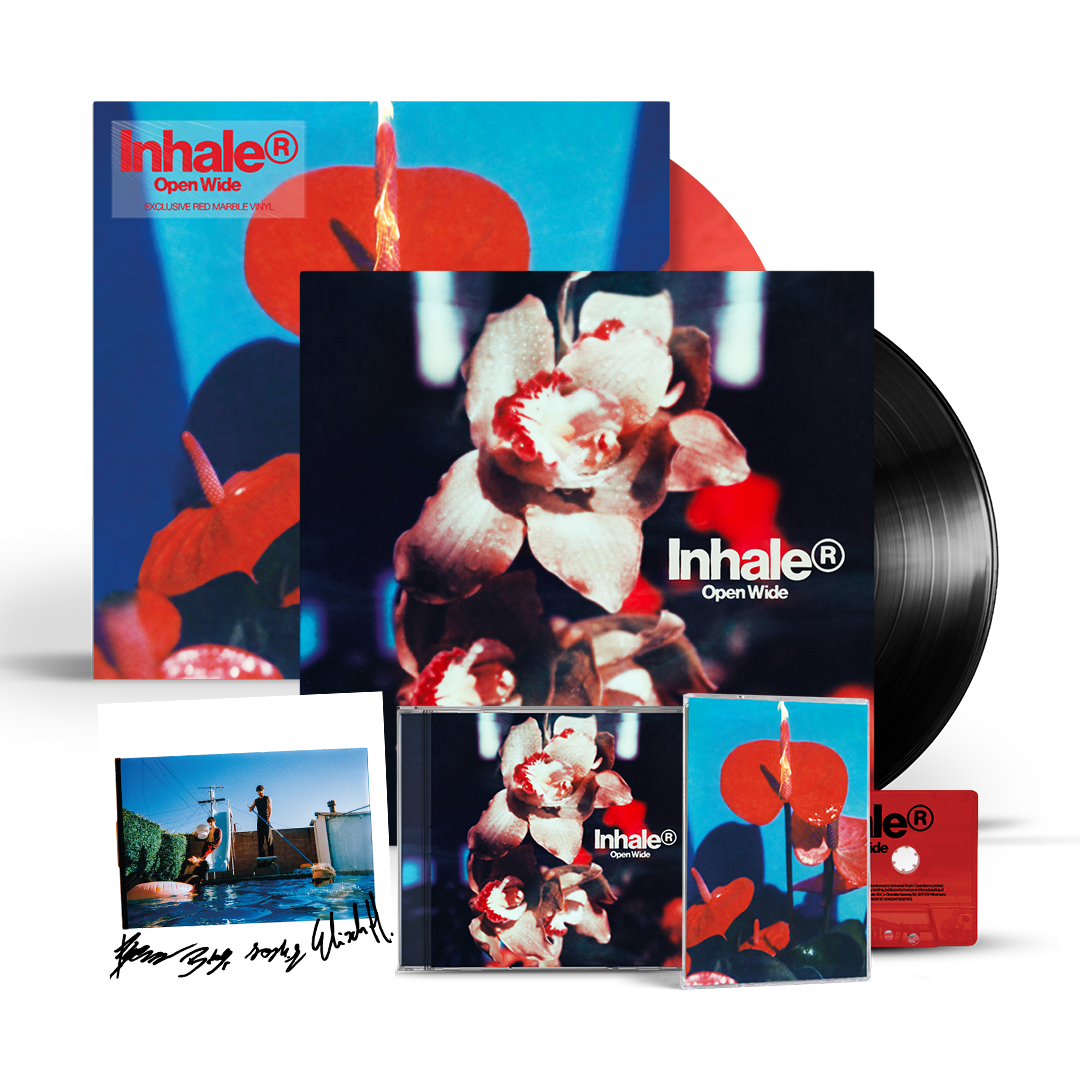 Open Wide: Limited Red Marble Vinyl LP, Black LP, CD, Cassette + Signed Art Card