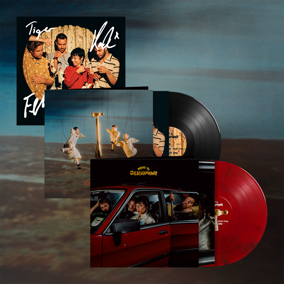 Drive To Goldenhammer: Limited 'Red Car' Vinyl 2LP, Black Vinyl 2LP + Signed Art Card