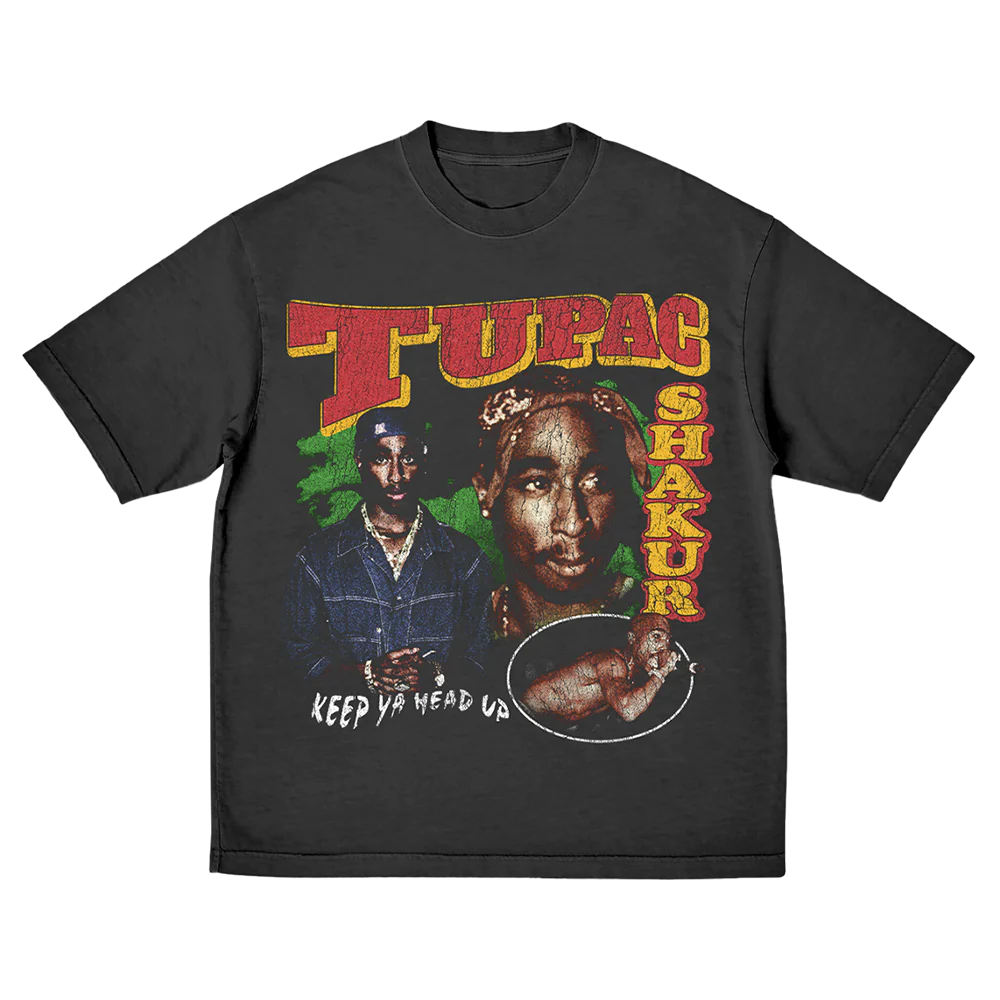 2Pac - Keep Ya Head Up Collage T-Shirt