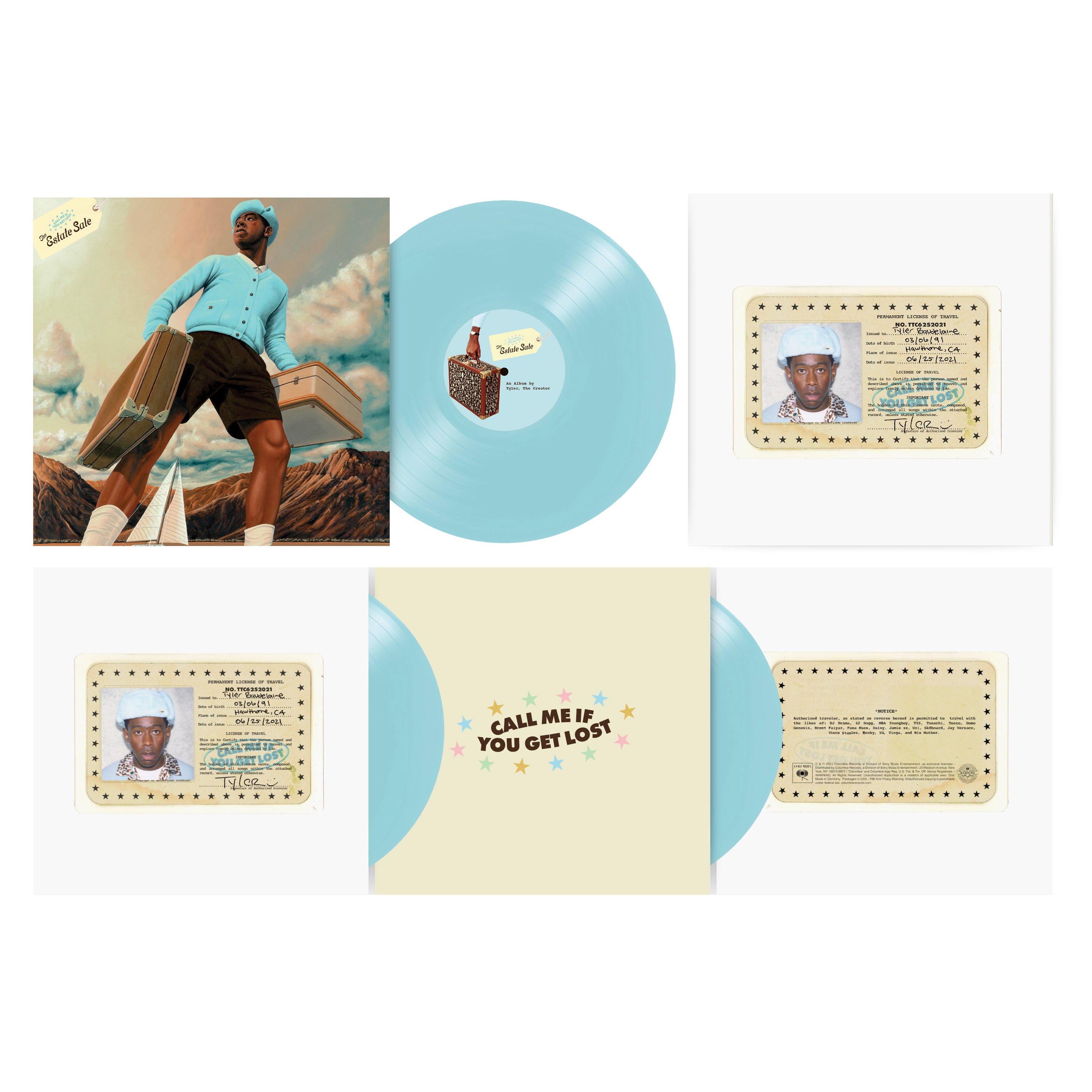 Tyler, The Creator - Call Me If You Get Lost - The Estate Sale: Geneva Blue Vinyl 3LP