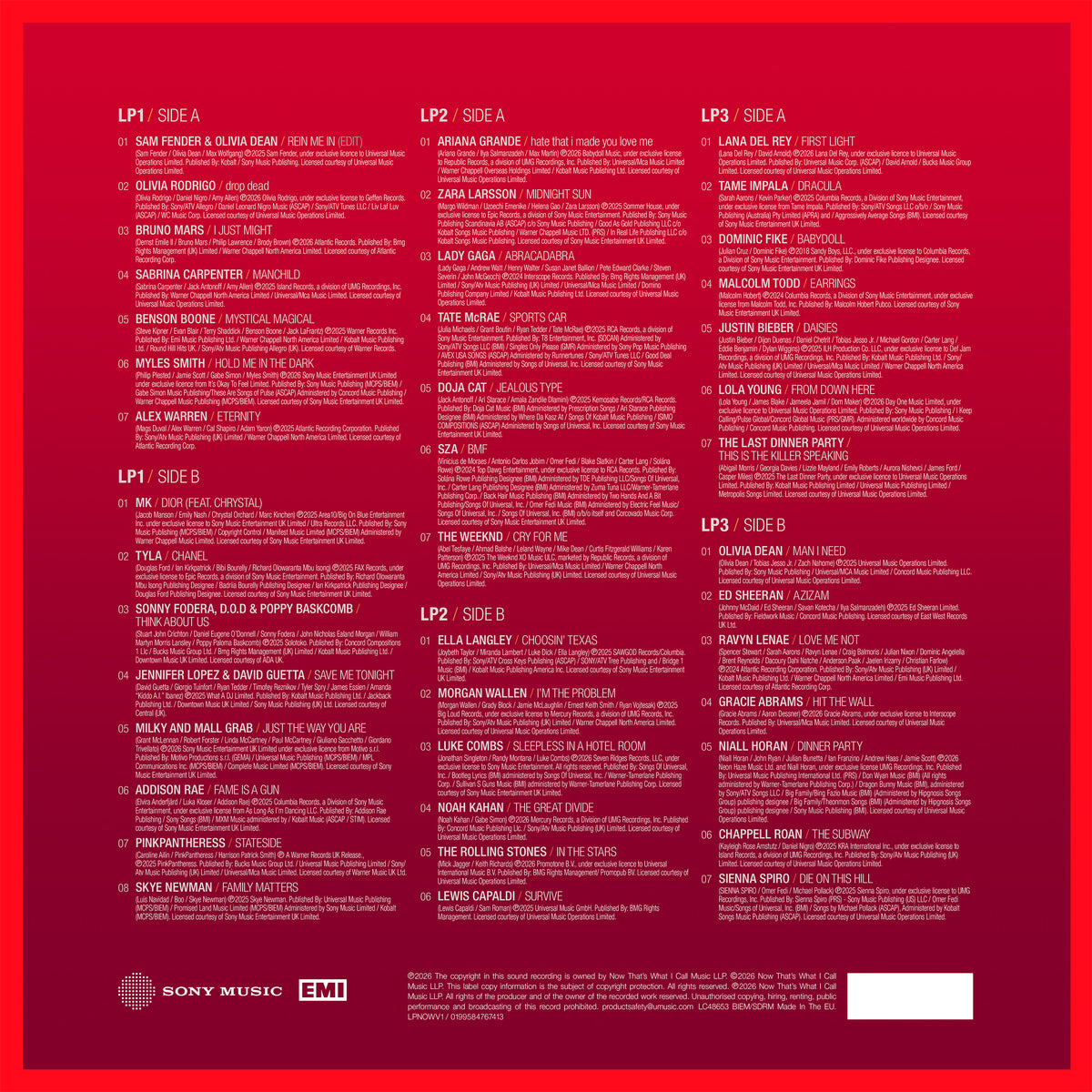 Various Artists - NOW That's What I Call Music! [25-26] (3LP)