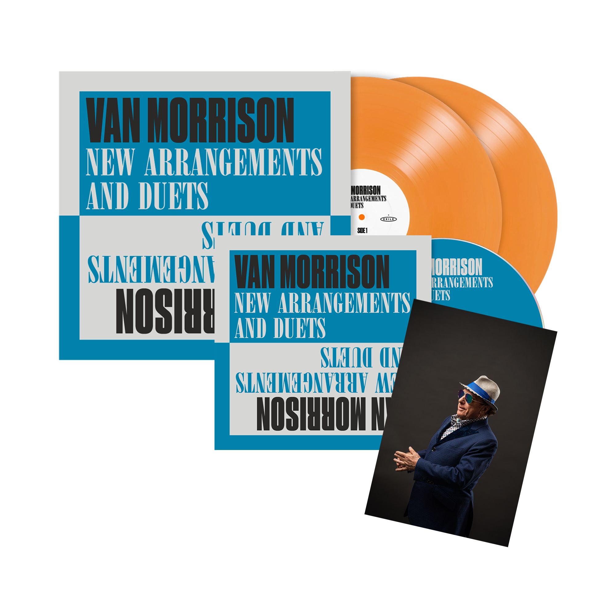 Van Morrison - New Arrangements And Duets: Limited Orange Vinyl 2LP, CD ...