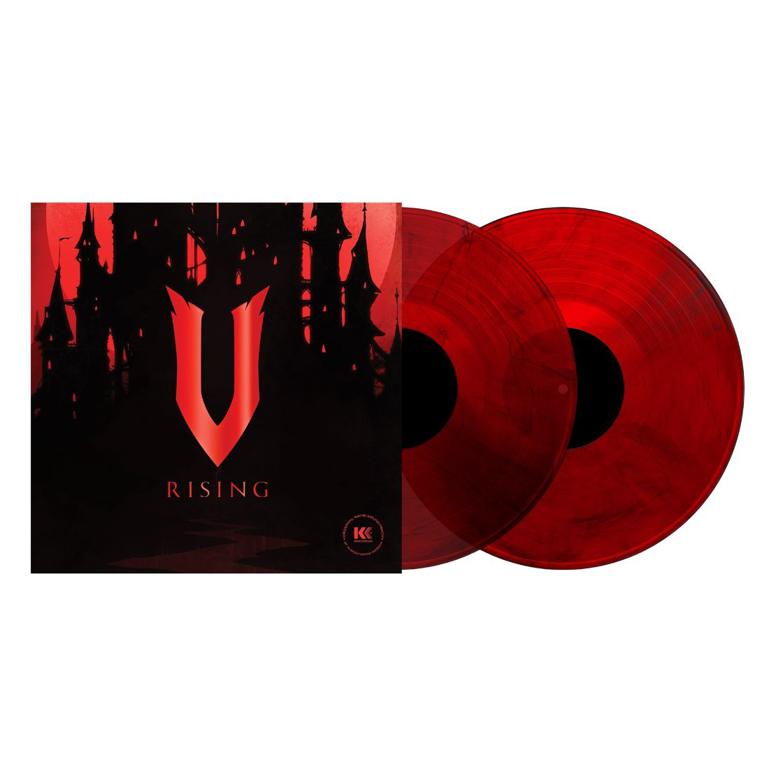 Aleksandria Migova - V Rising (Original Game Soundtrack): Marble Black & Transparent Red Vinyl 2LP