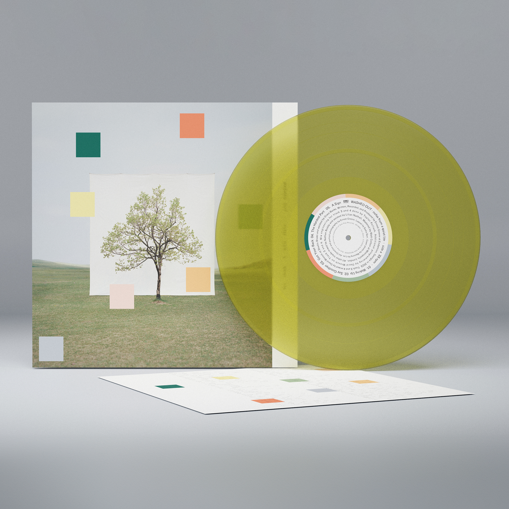 Washed Out - Notes from a Quiet Life: Limited Loser Yellowy Green Vinyl LP